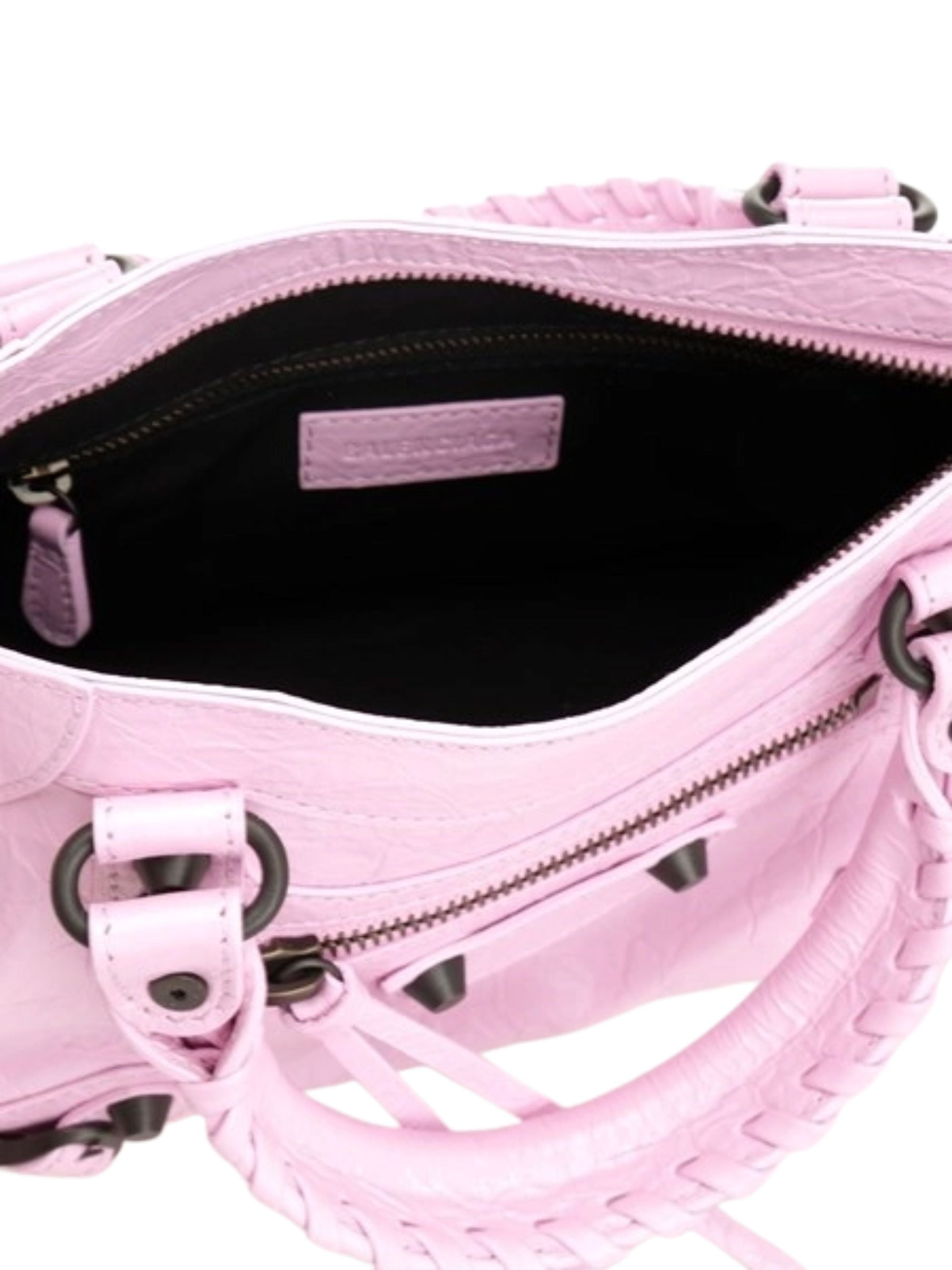 Balenciaga Bags Pink Lamb Leather
