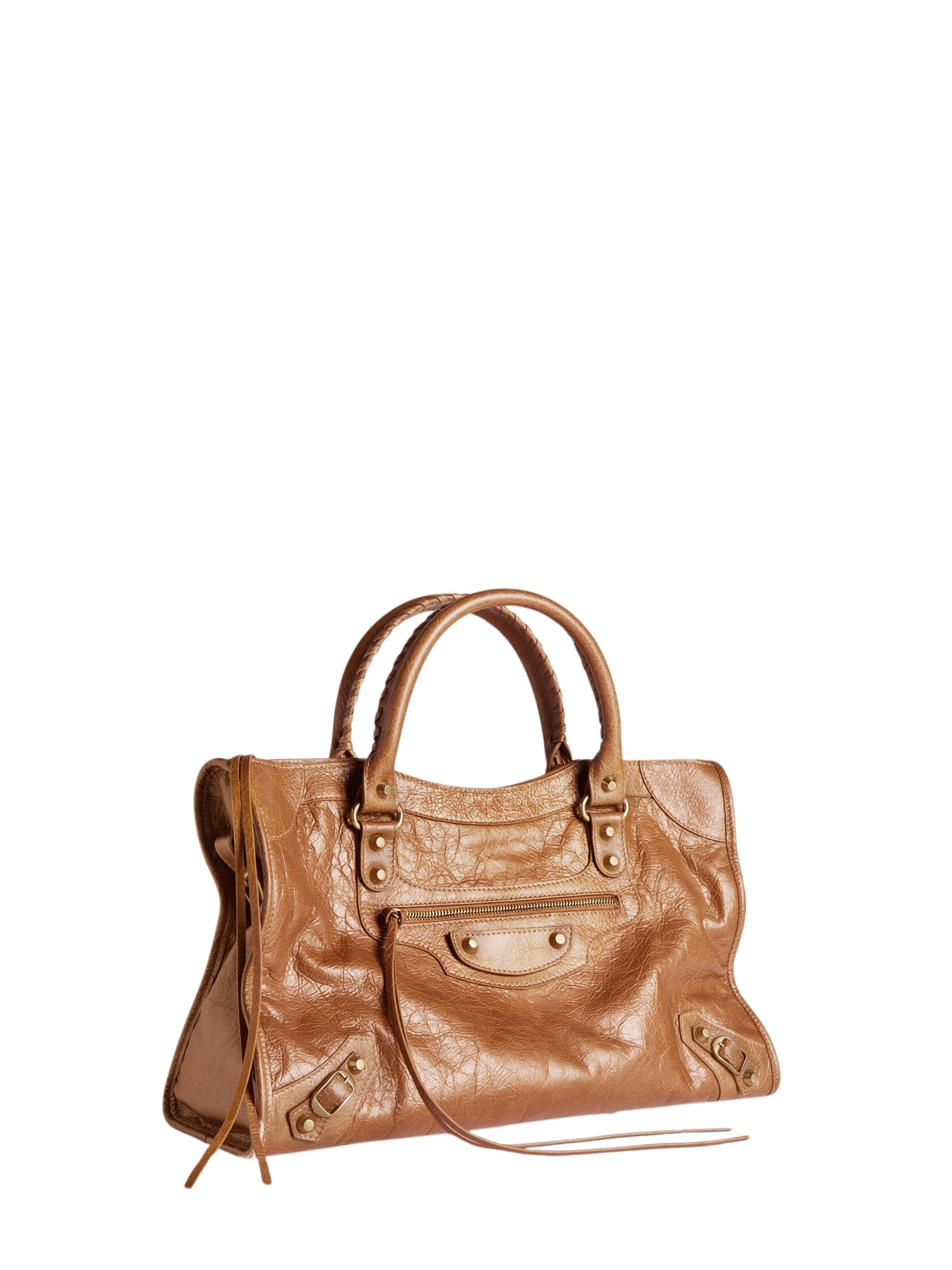 Balenciaga Bags Beige Lamb Leather