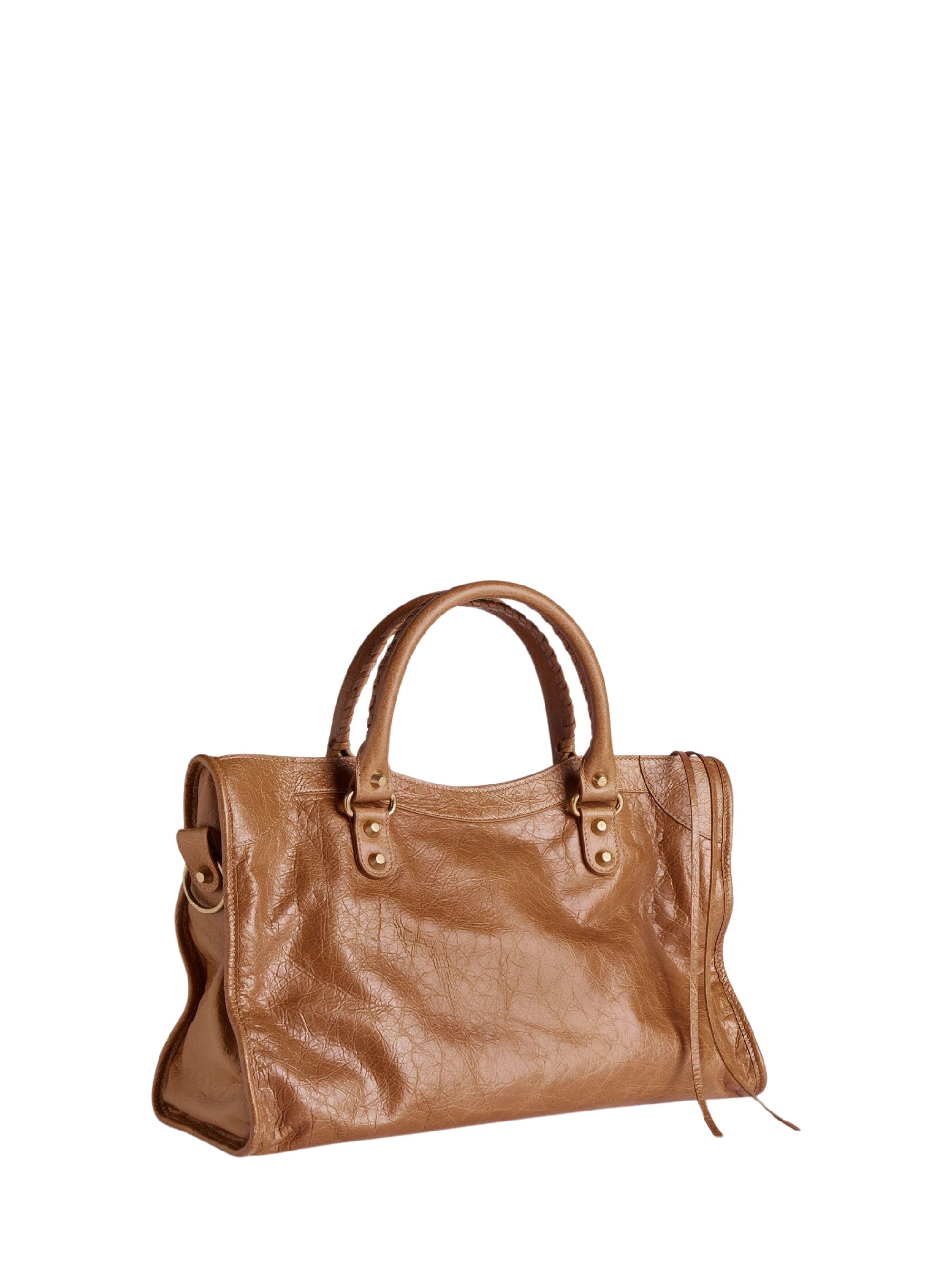 Balenciaga Bags Beige Lamb Leather