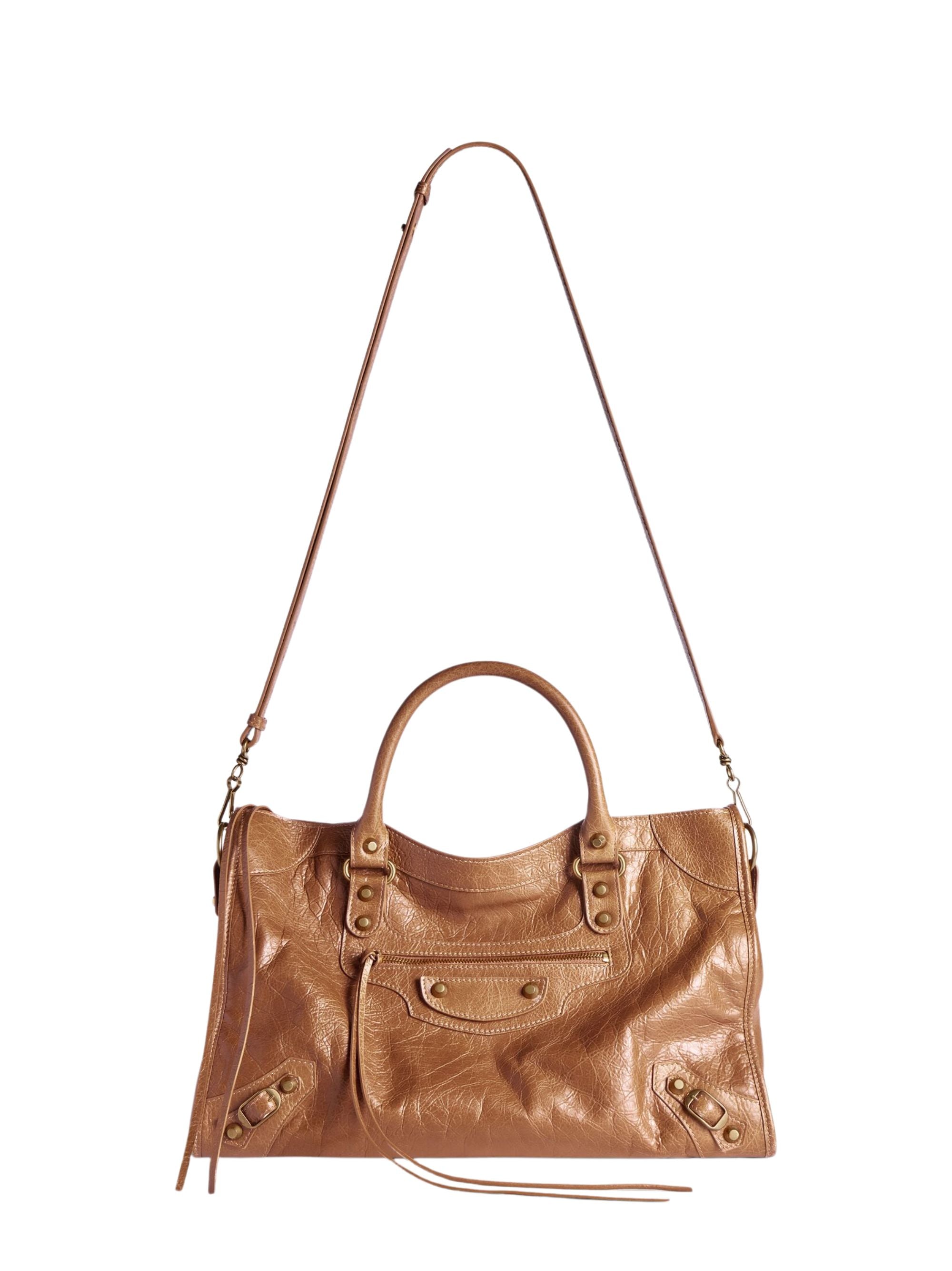 Balenciaga Bags Beige Lamb Leather