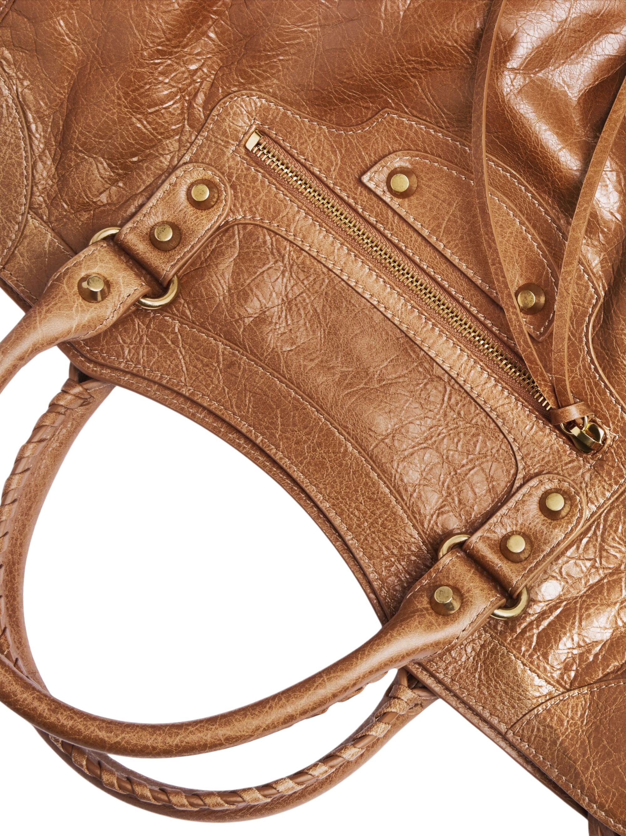 Balenciaga Bags Beige Lamb Leather