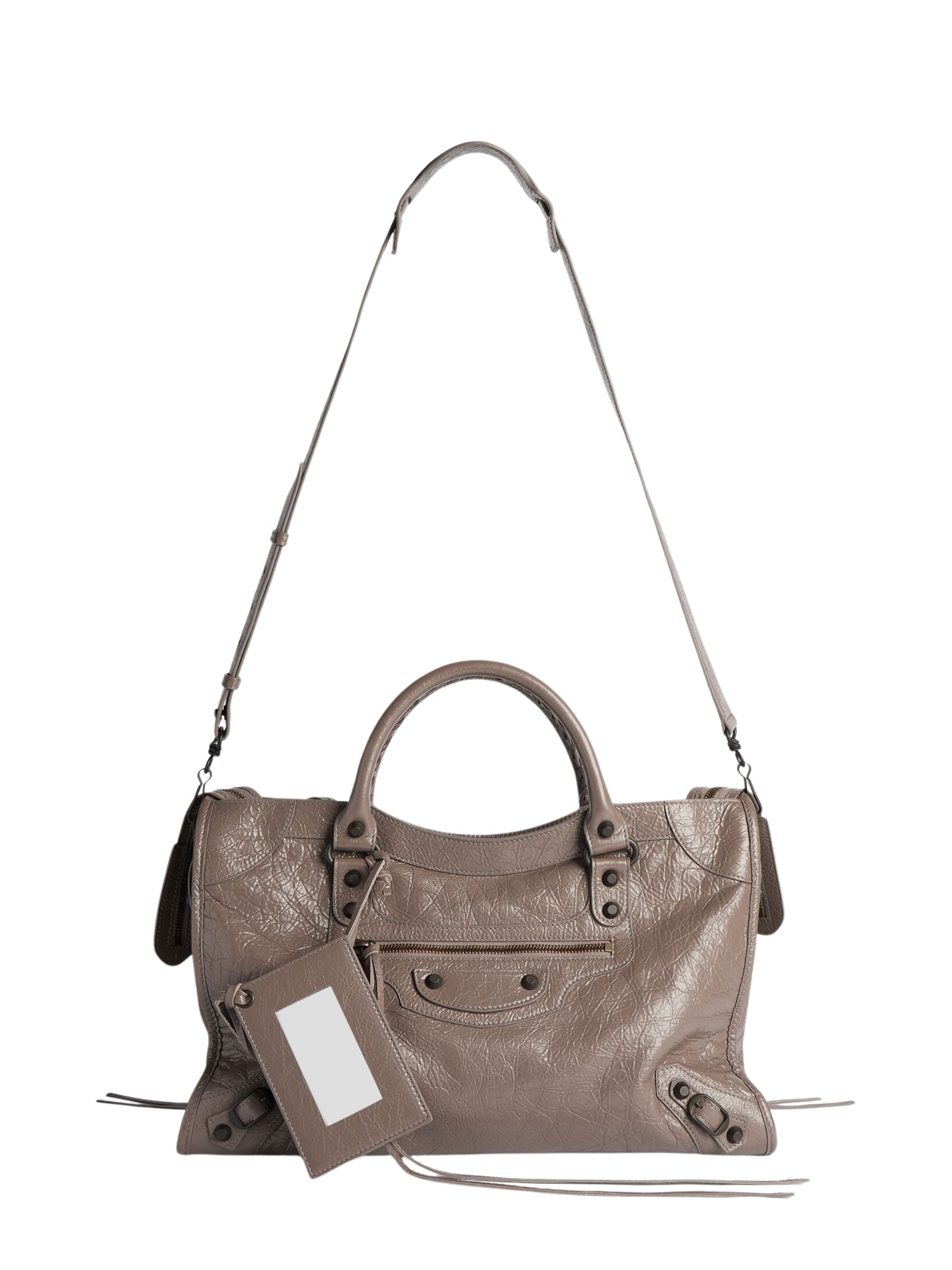 Balenciaga Bags Beige Lamb Leather Cotton Plexiglas