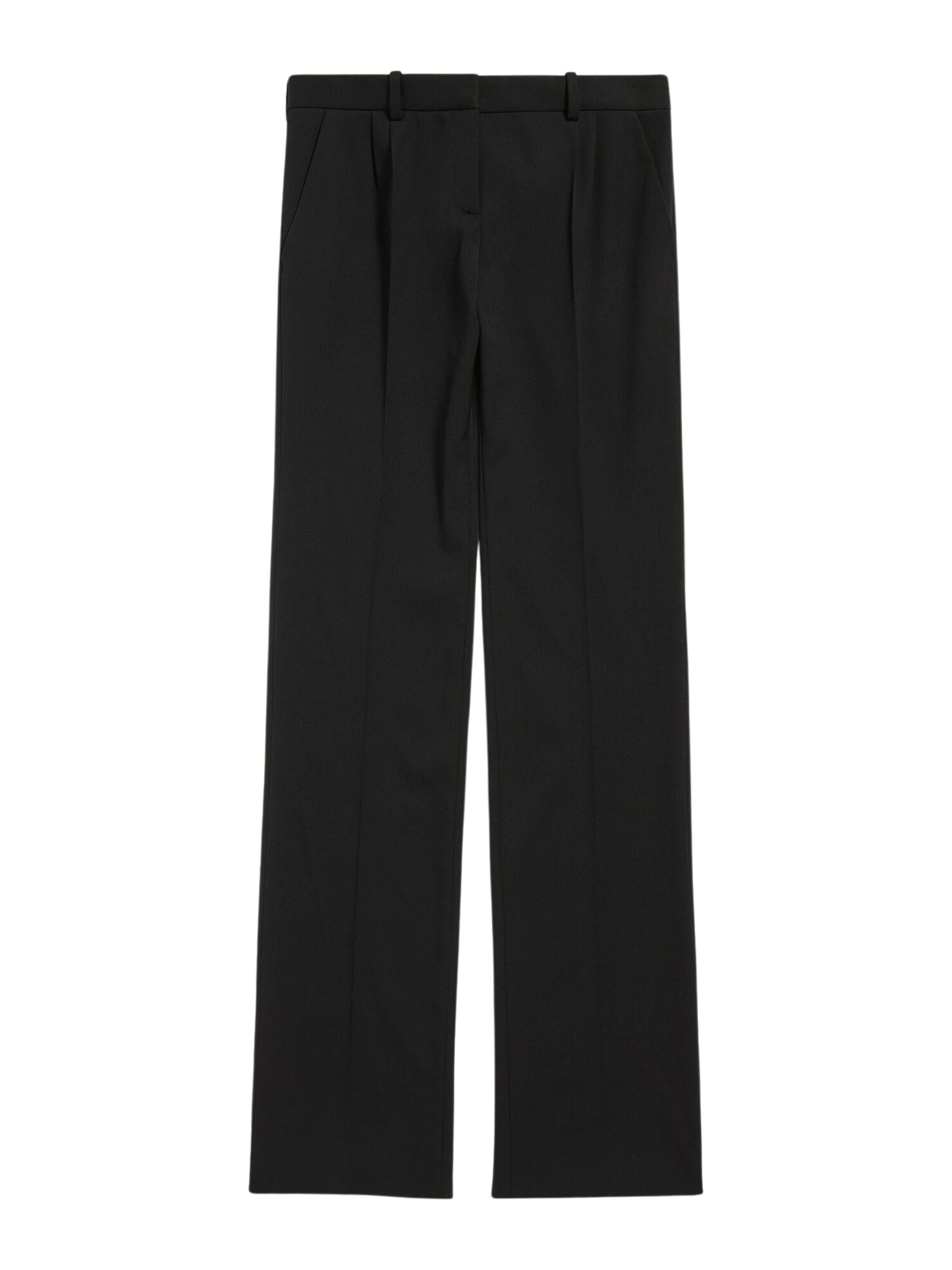 Balenciaga Trousers Black Wool Elastane