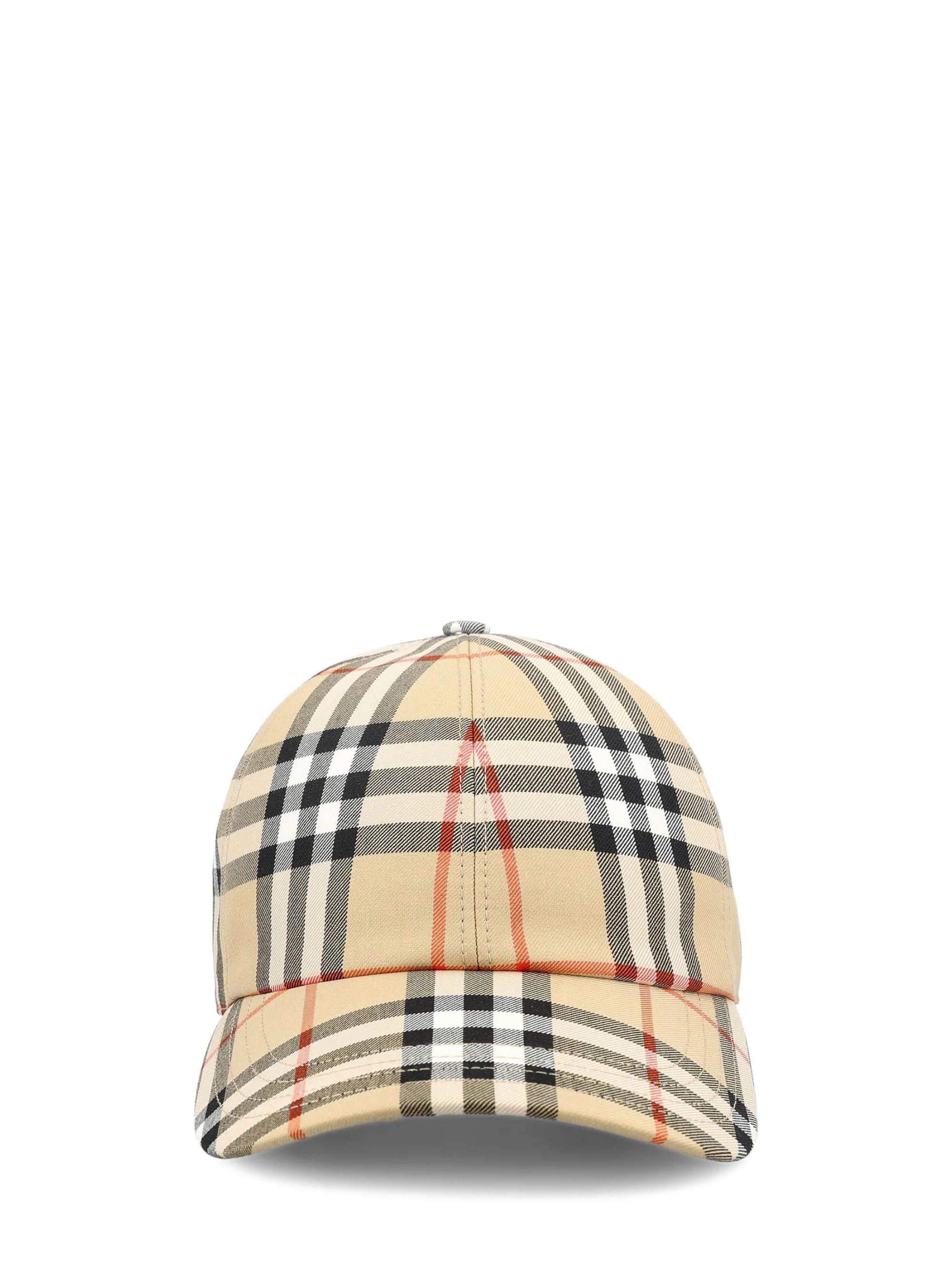 Burberry Hats Beige Cotton