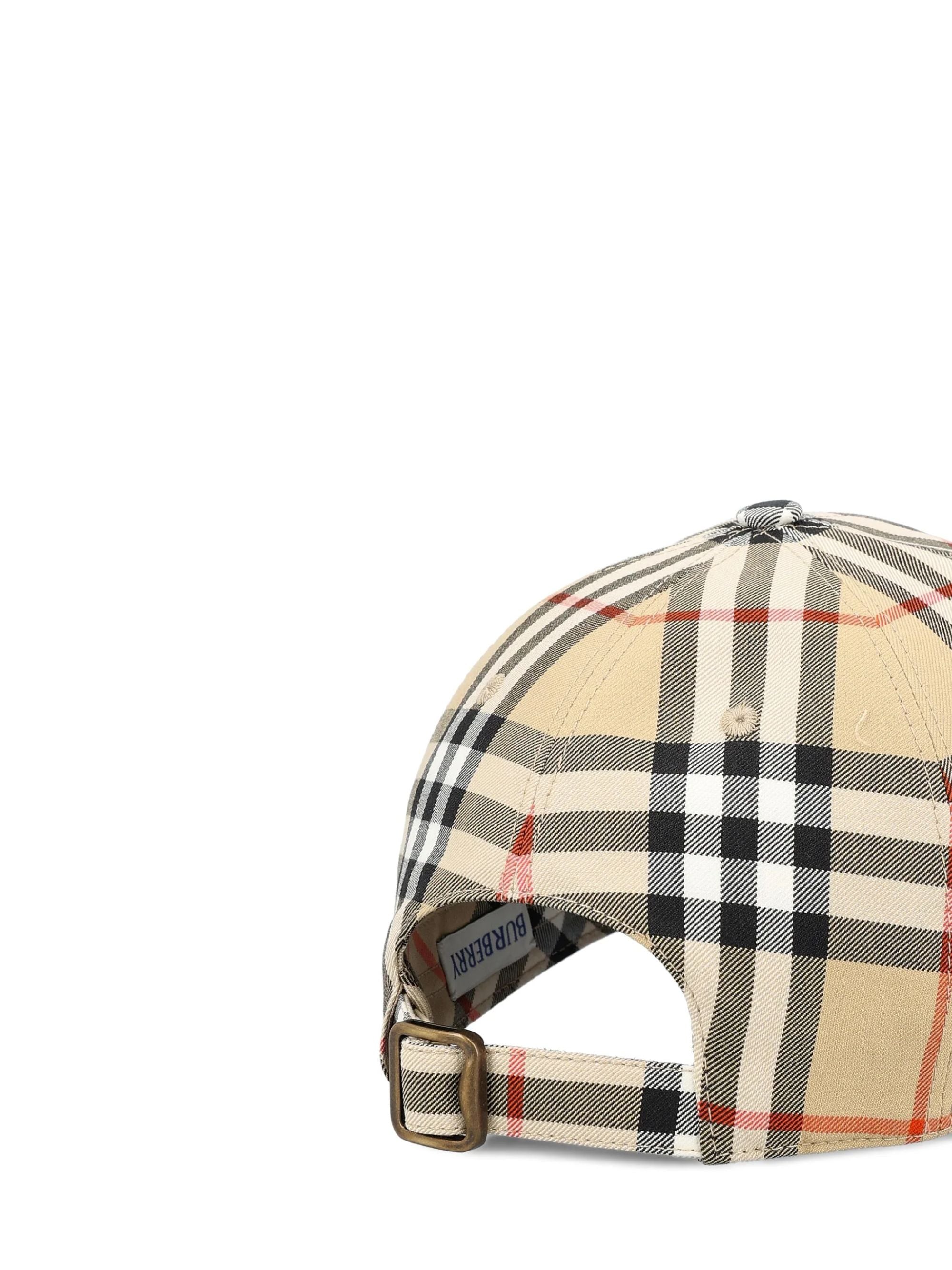 Burberry Hats Beige Cotton