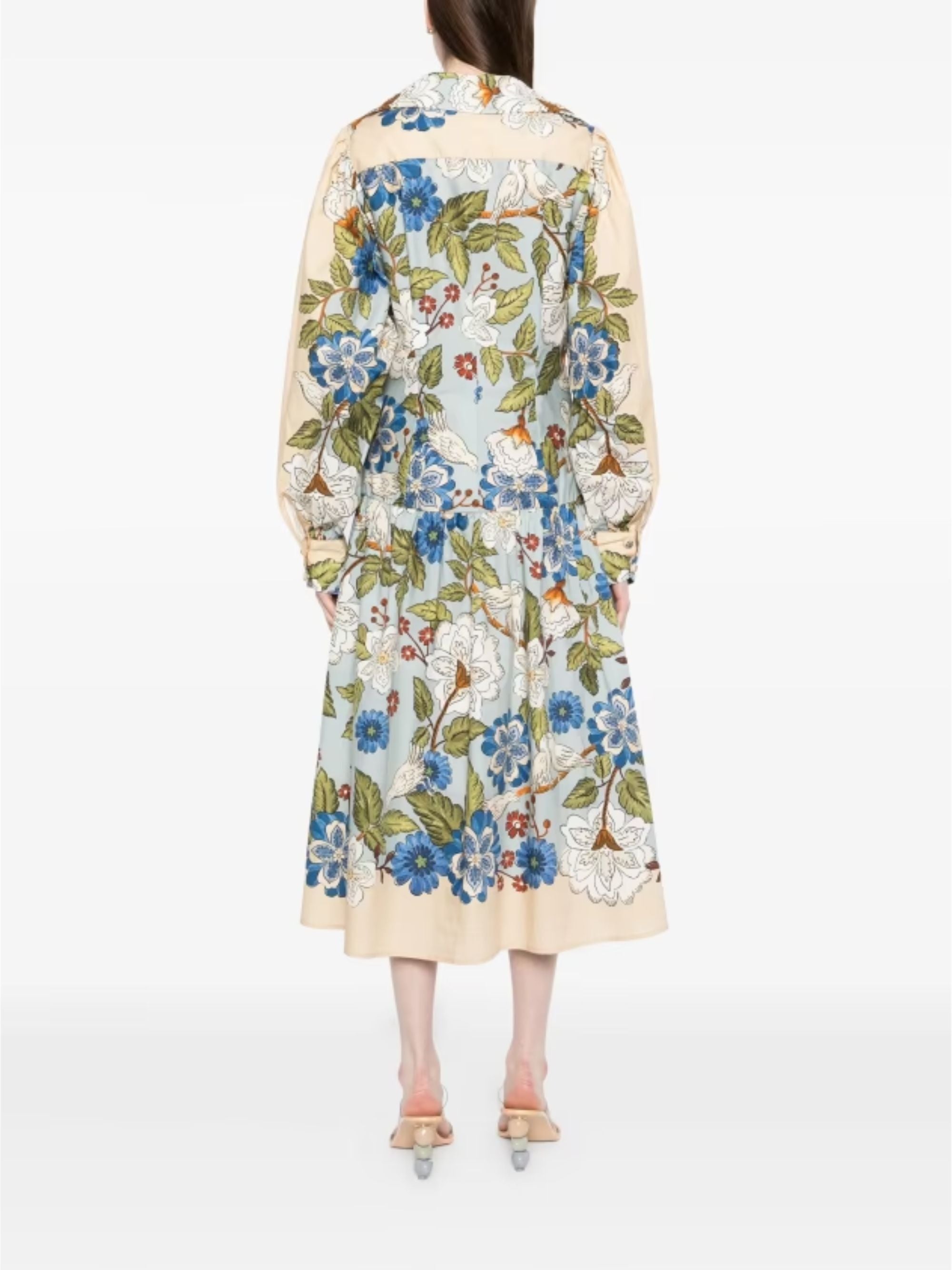 Farm Rio Dresses Clear Blue Cotton