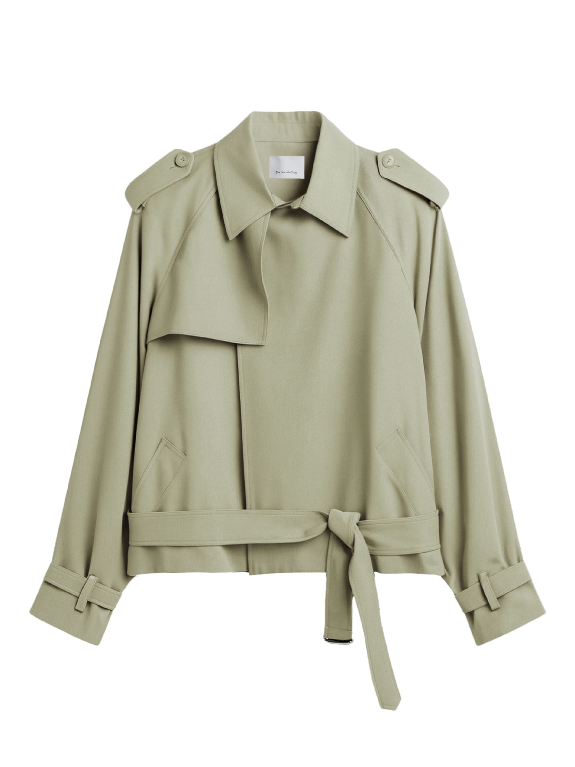 The Frankie Shop Coats Verde Lyocell
