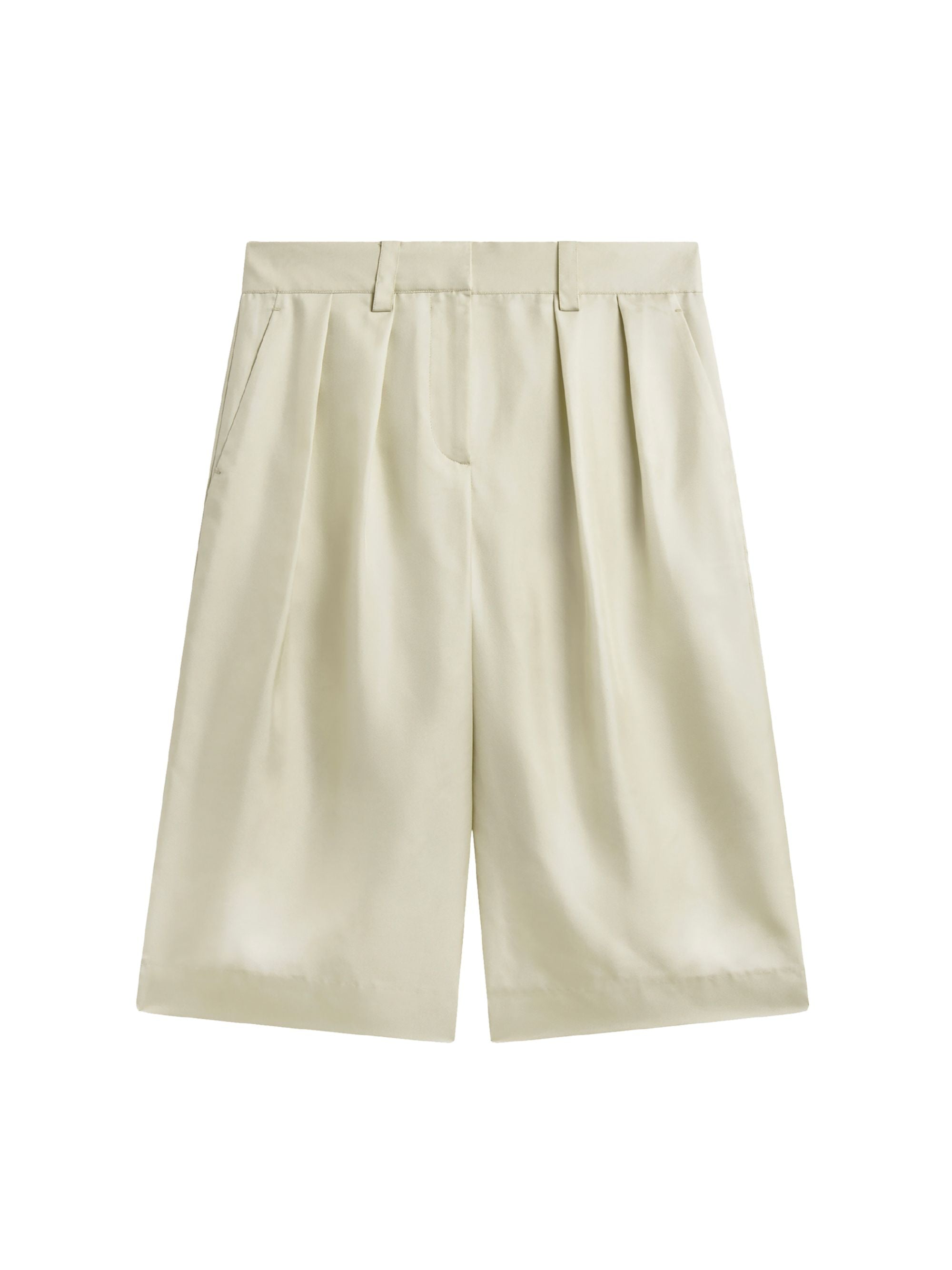 The Frankie Shop Shorts Beige Cotton Elastane