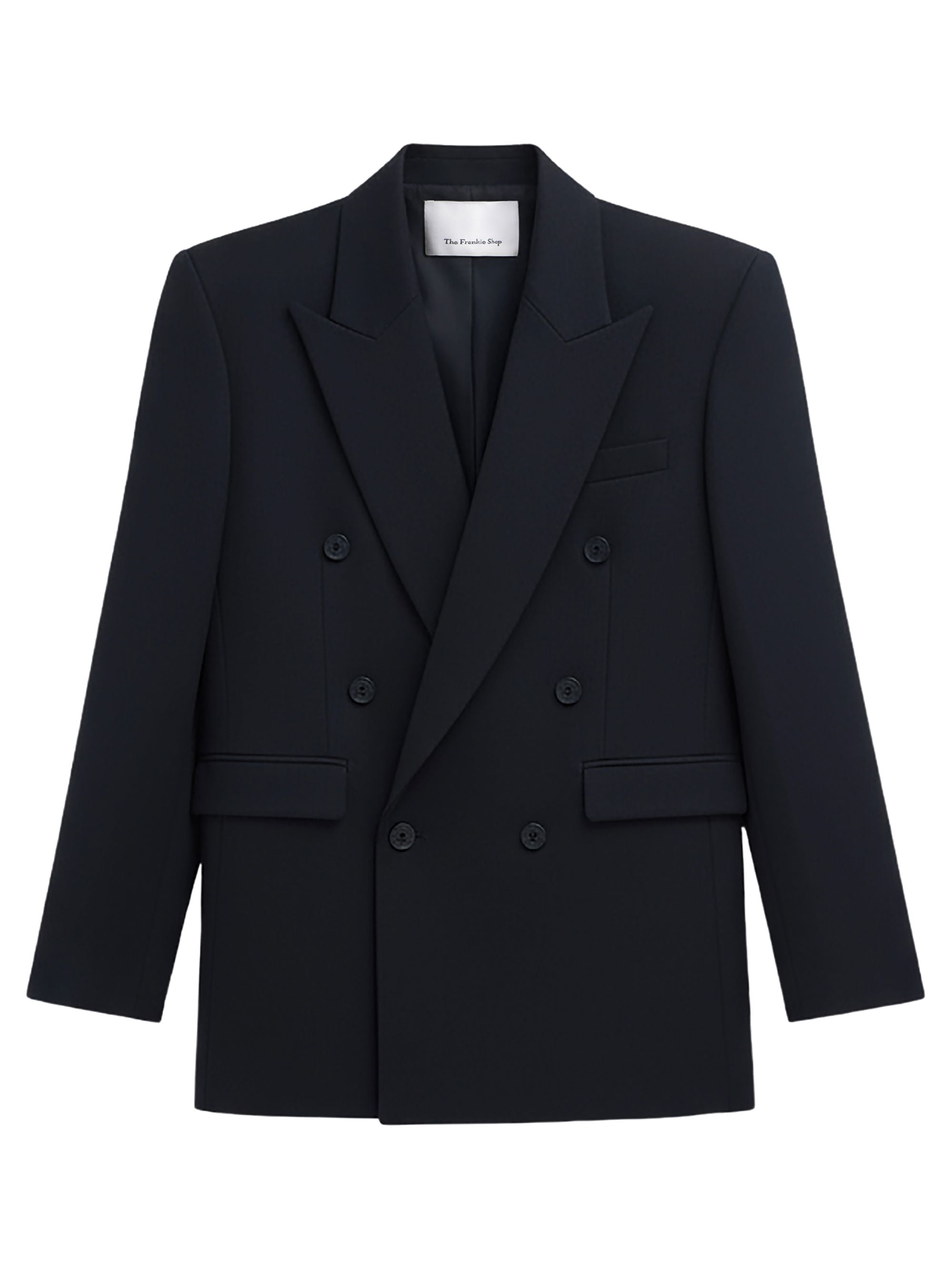 The Frankie Shop Jackets Blu Polyester Wool