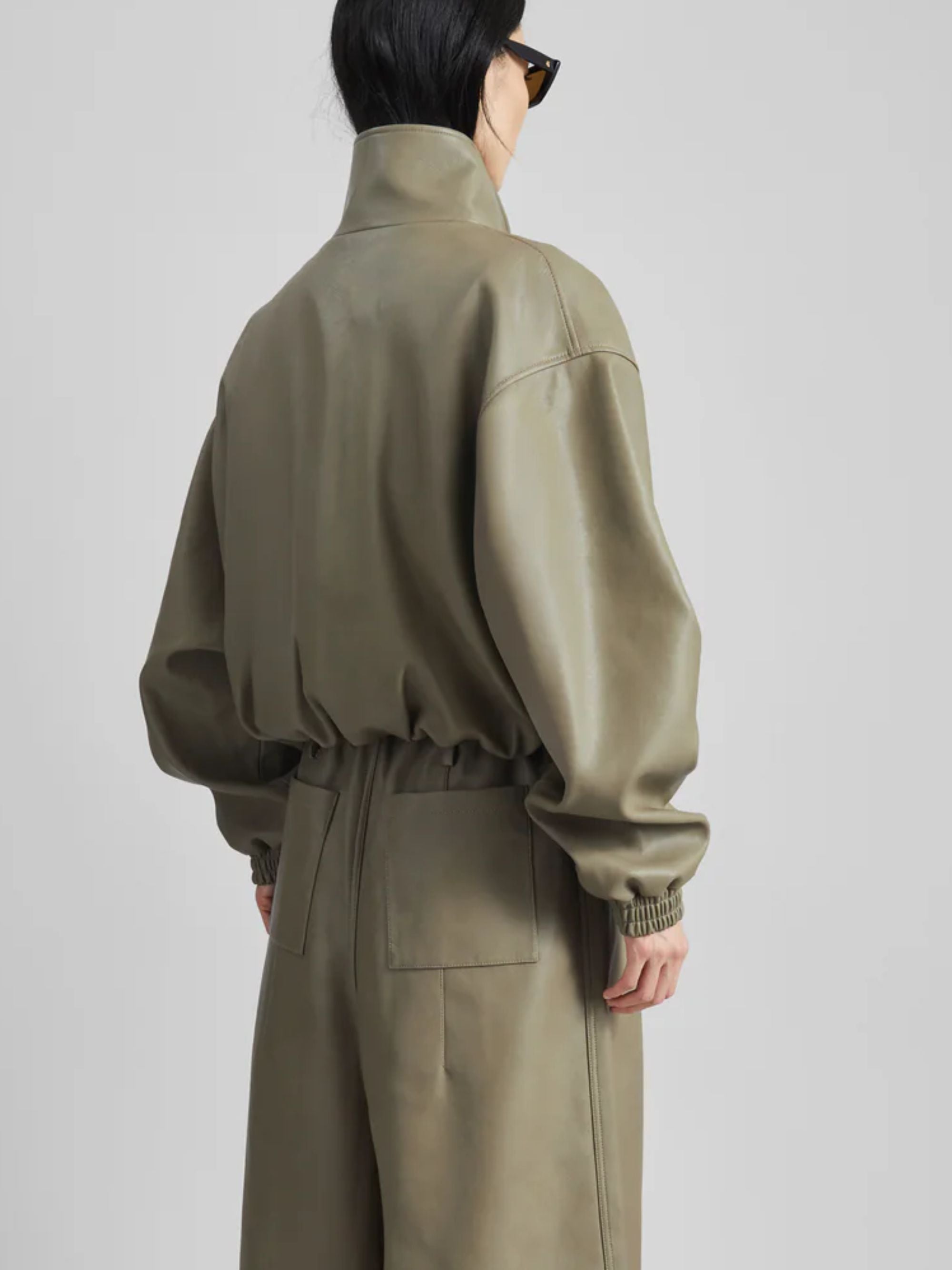 The Frankie Shop Coats Green Polyurethane