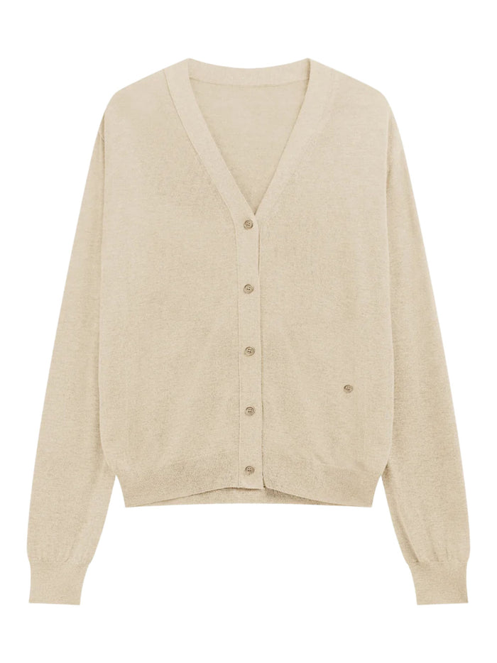 The Frankie Shop Sweaters Beige Wool Polyamide Acrylic