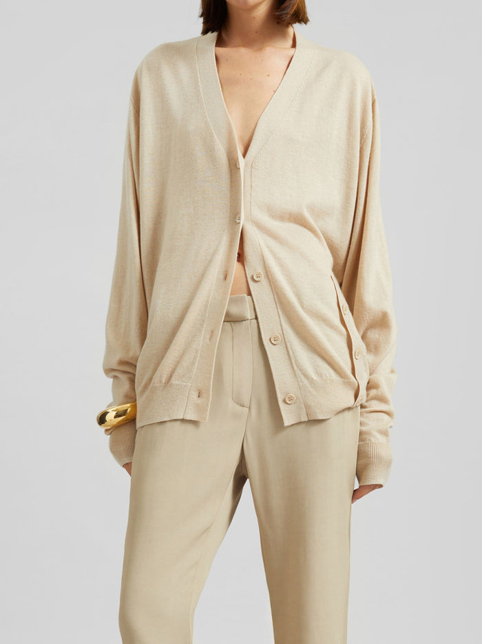 The Frankie Shop Sweaters Beige Wool Polyamide Acrylic
