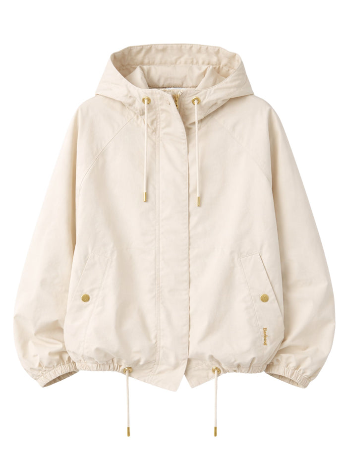 Barbour Coats White Cotton Polyamide