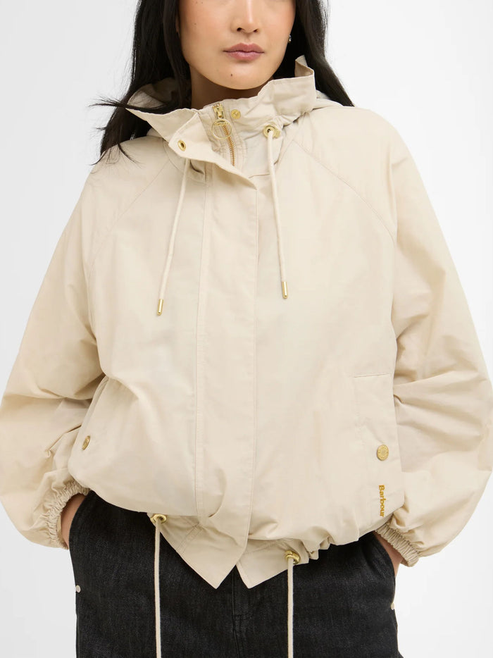 Barbour Coats White Cotton Polyamide