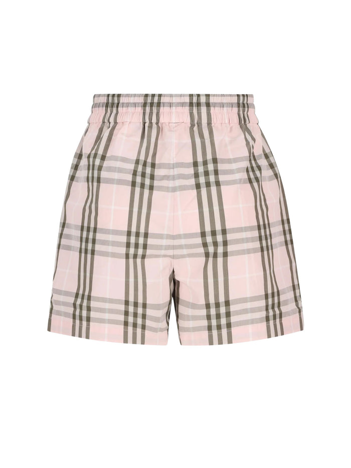 Burberry Trousers Pink Cotton