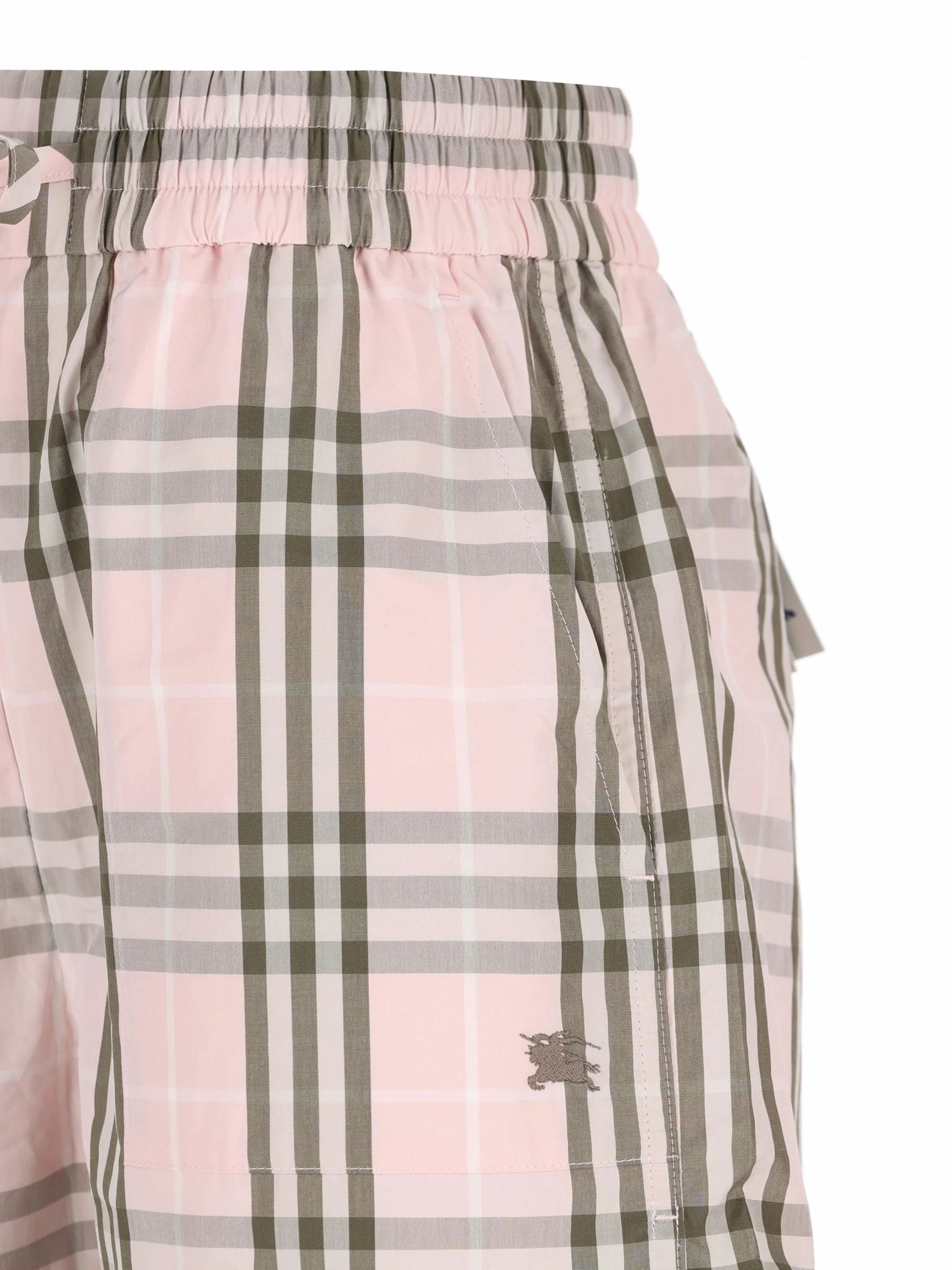 Burberry Trousers Pink Cotton