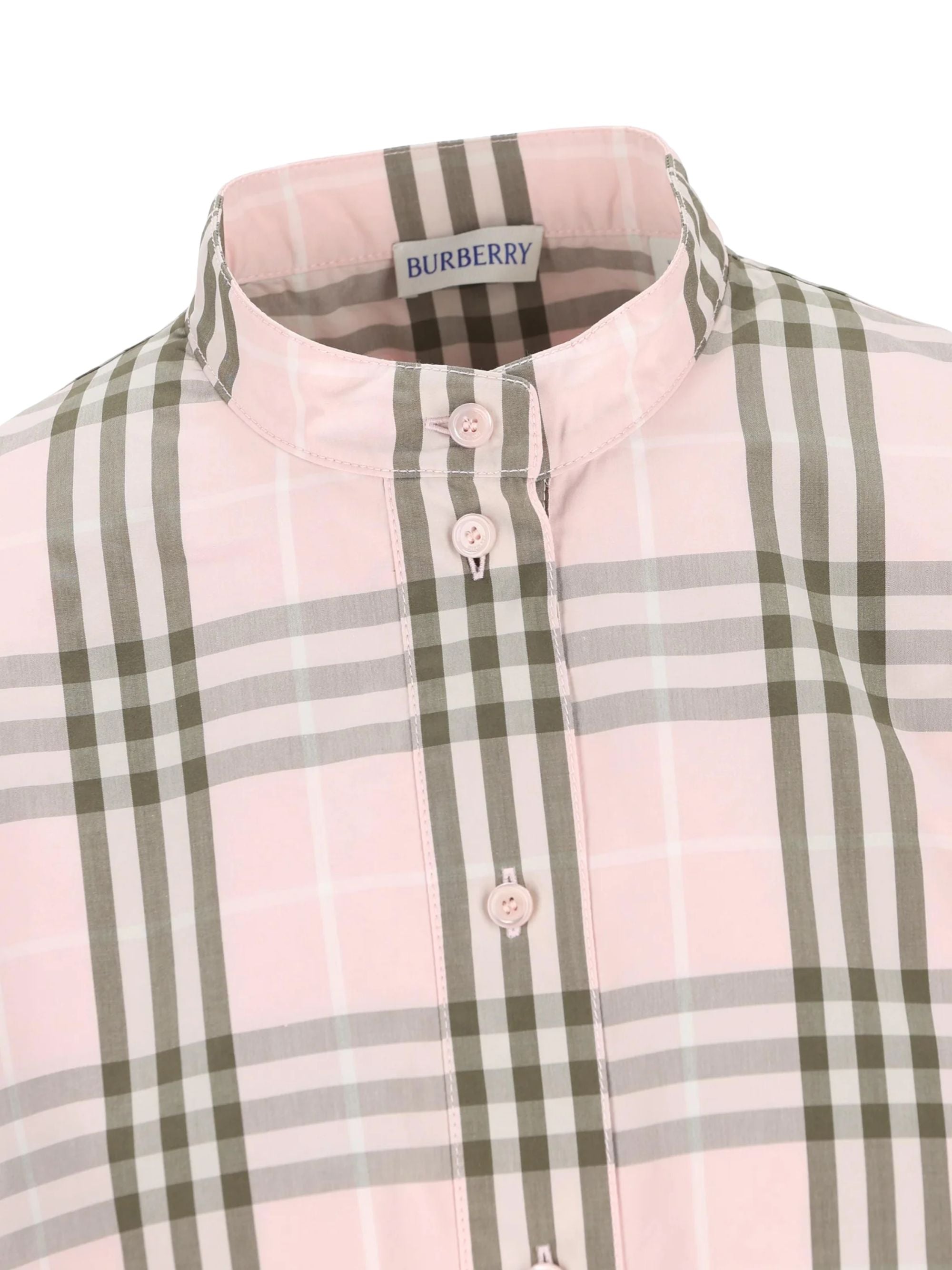 Burberry Dresses Pink Cotton