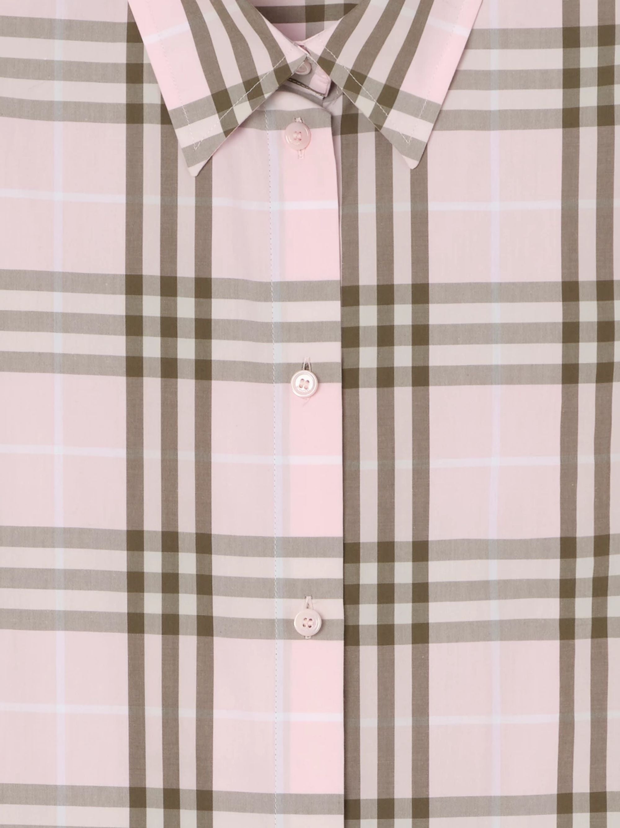Burberry Shirts Pink Cotton