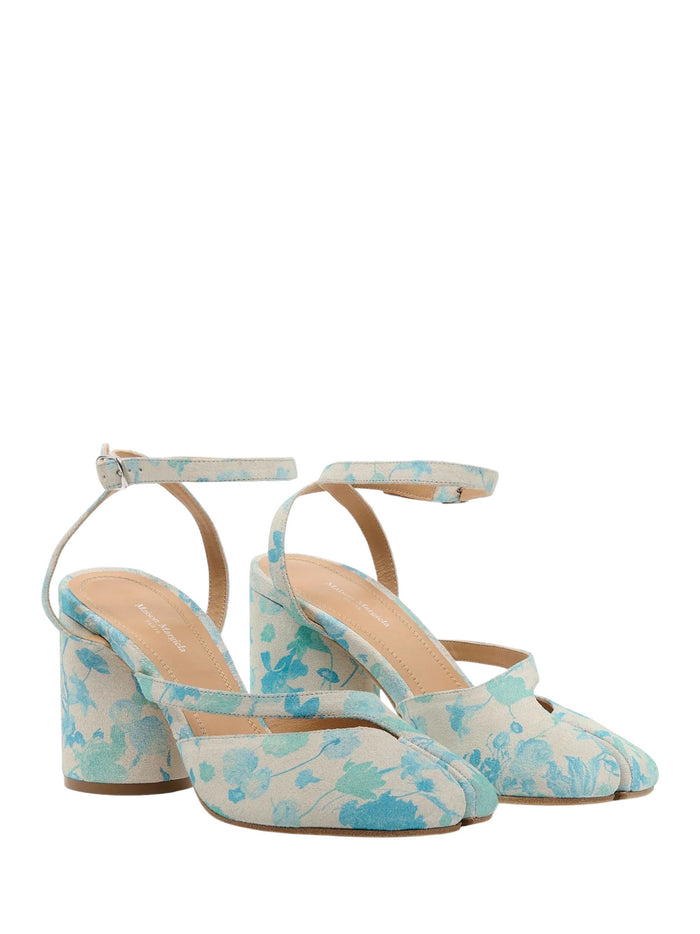 Maison Margiela Sandals Clear Blue Cow Leather