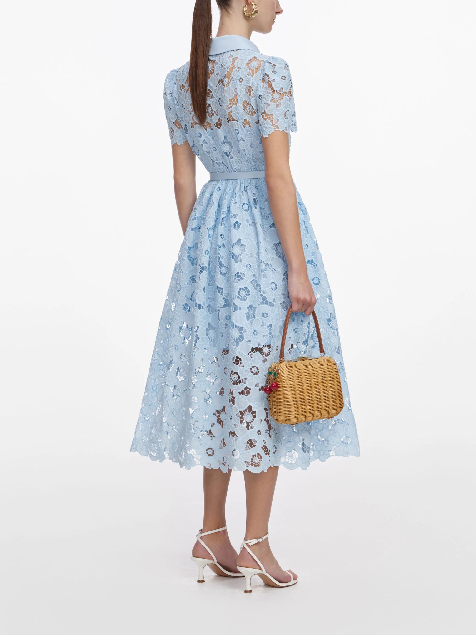 Self Portrait Dresses Clear Blue Pes