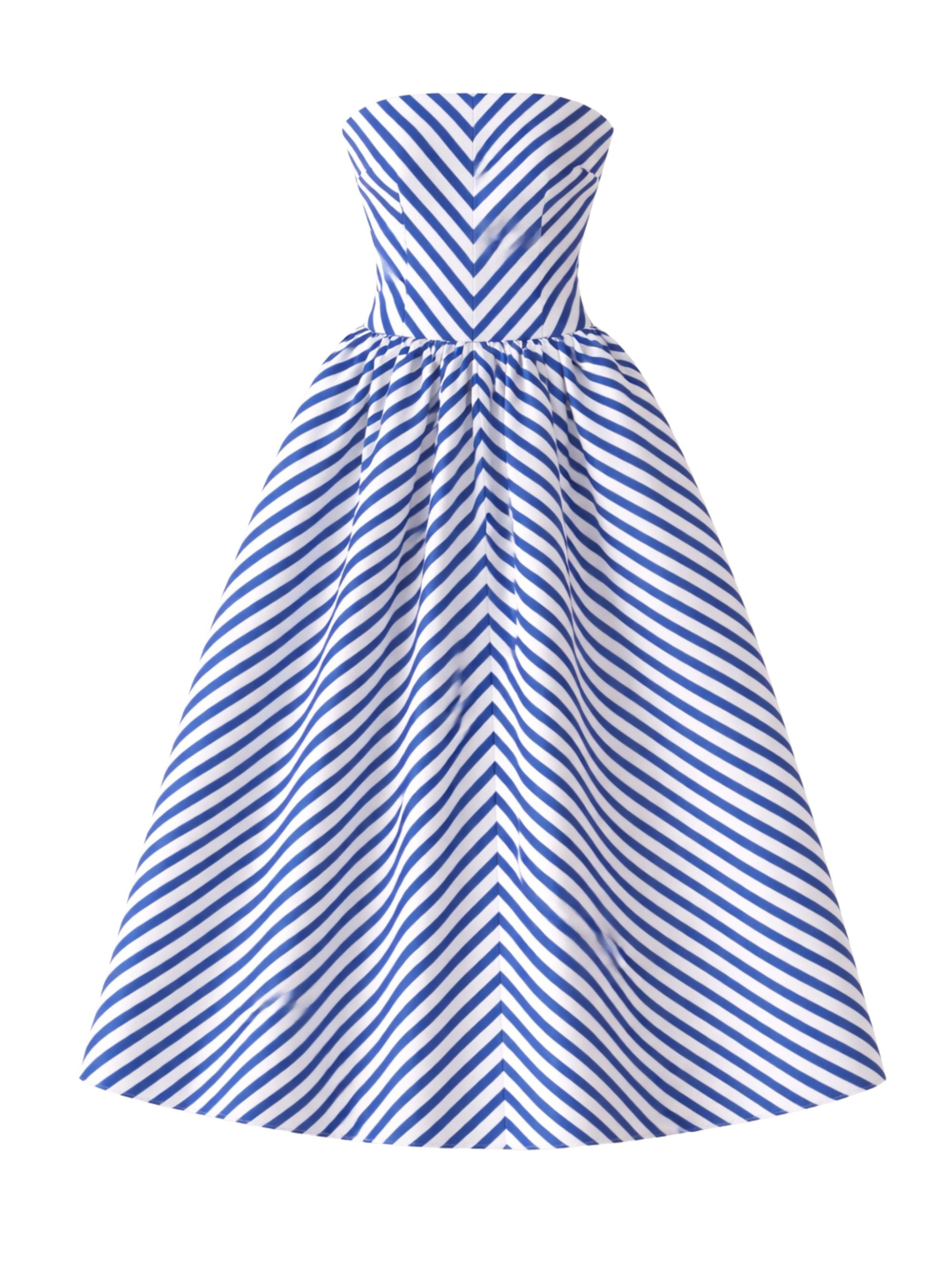 SELF PORTRAIT Dresses Blue Polyester