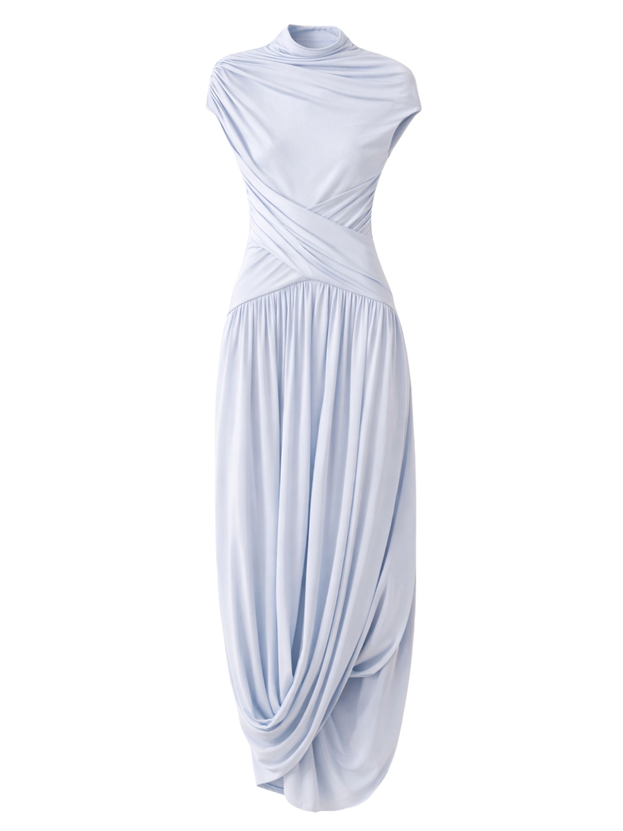 SELF PORTRAIT Dresses Clear Blue Viscose Elastane