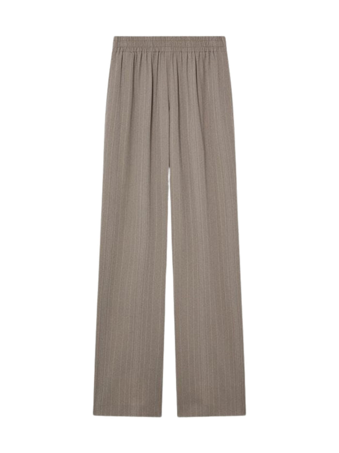 Golden Goose Trousers Beige Virgin Wool Viscose Polyester
