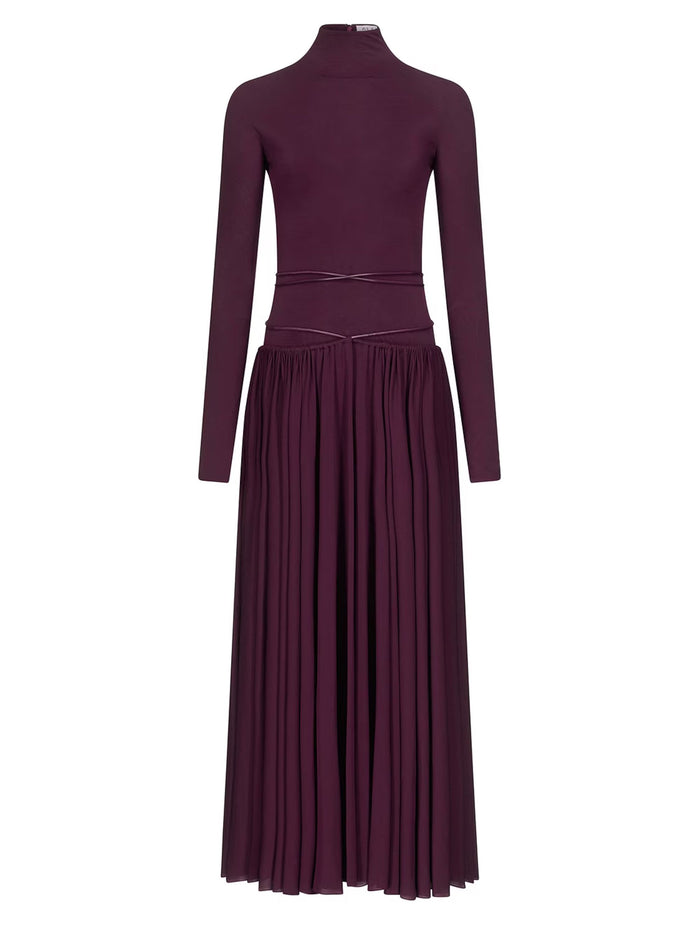 Alaia Dresses Bordeaux Viscose