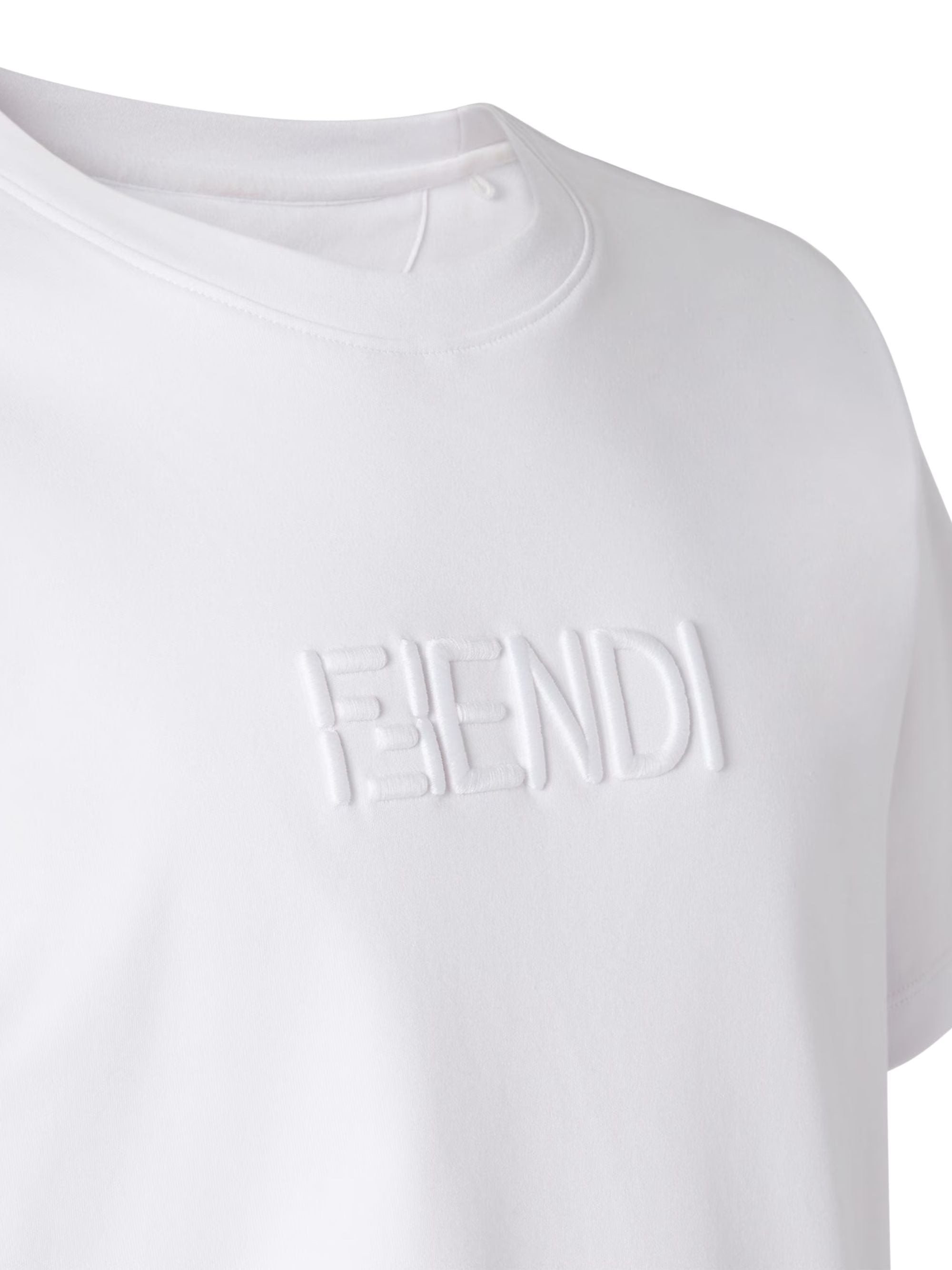 Fendi T-Shirts And Polos White
