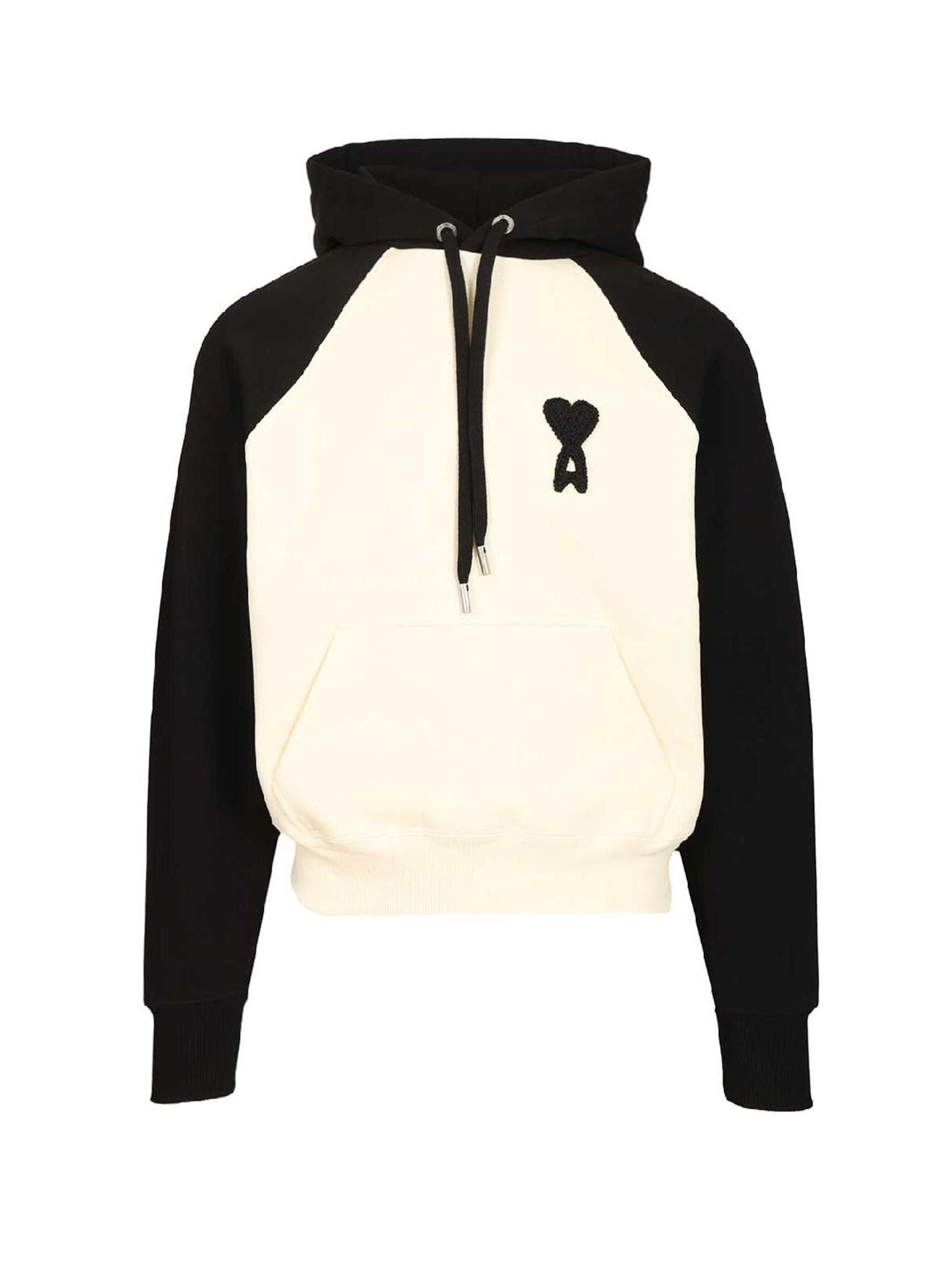 Ami Paris Sweaters Beige Cotton