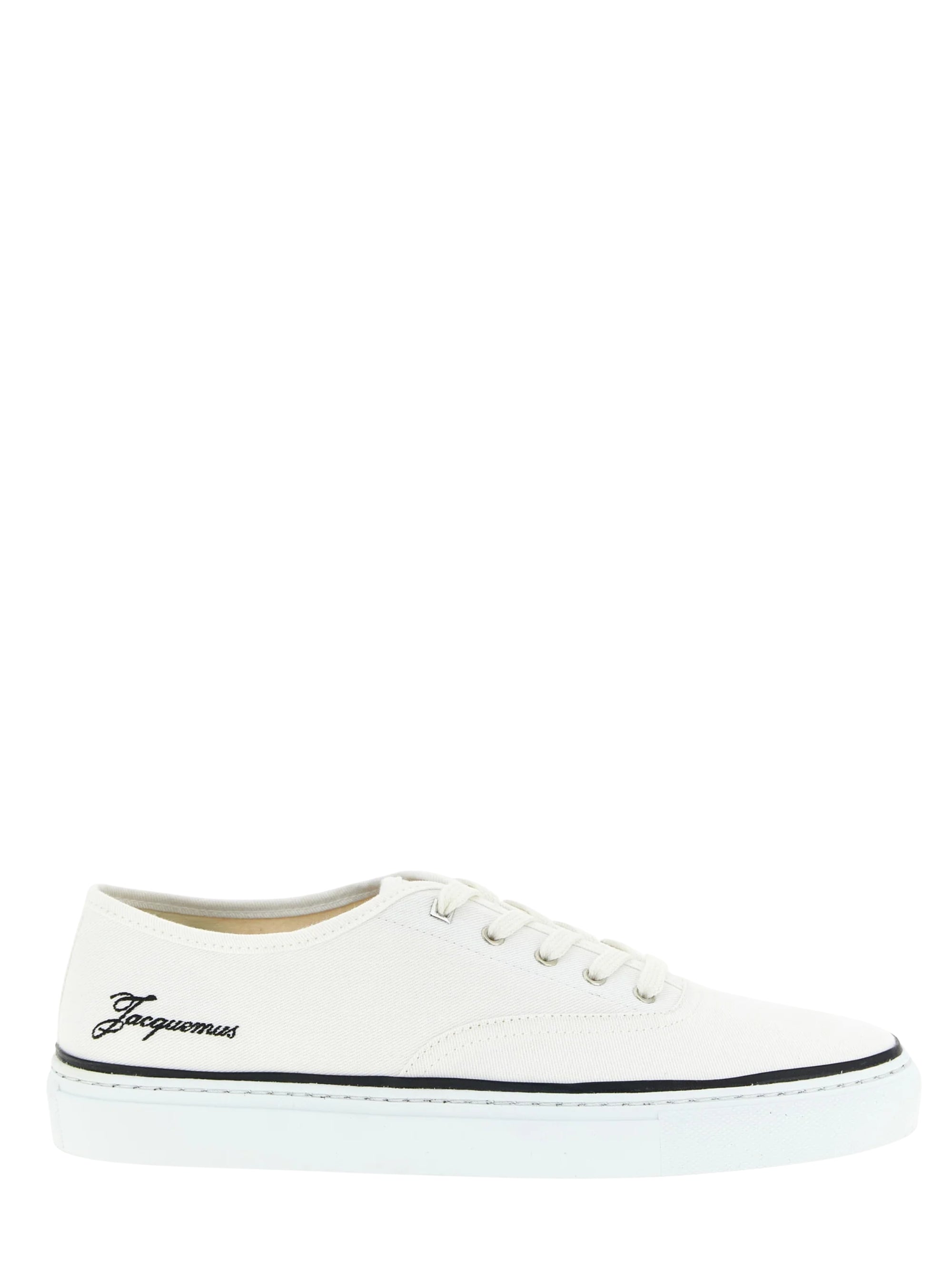 JACQUEMUS Sneakers White Cotton