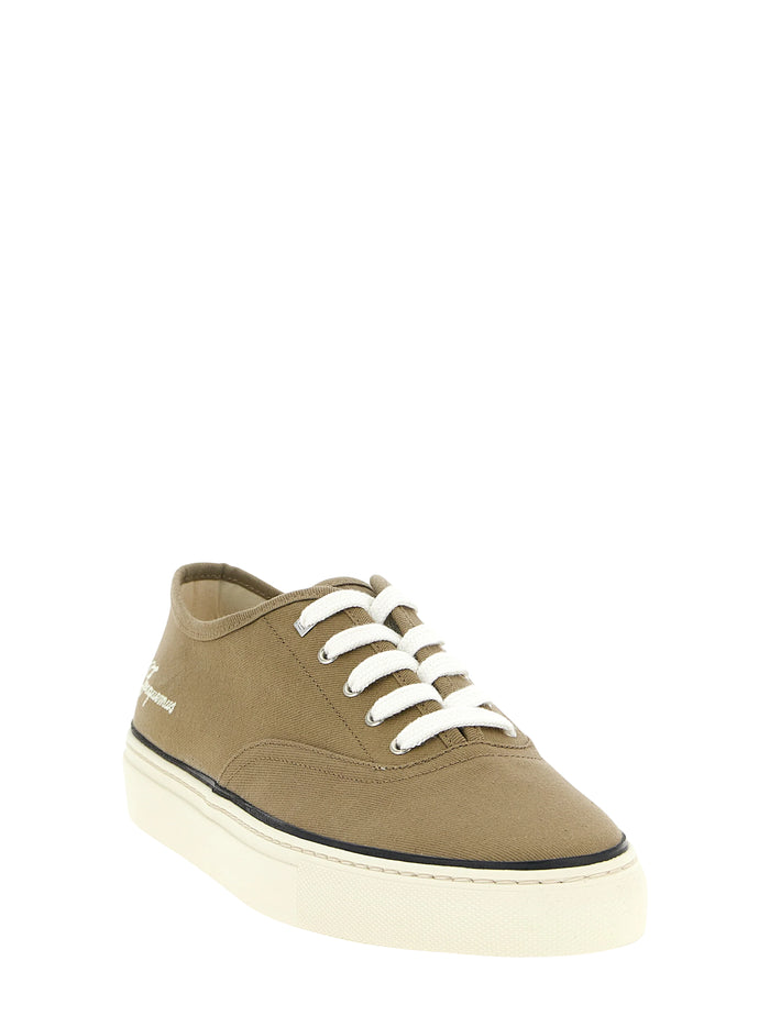 JACQUEMUS Sneakers Kaki Cotton