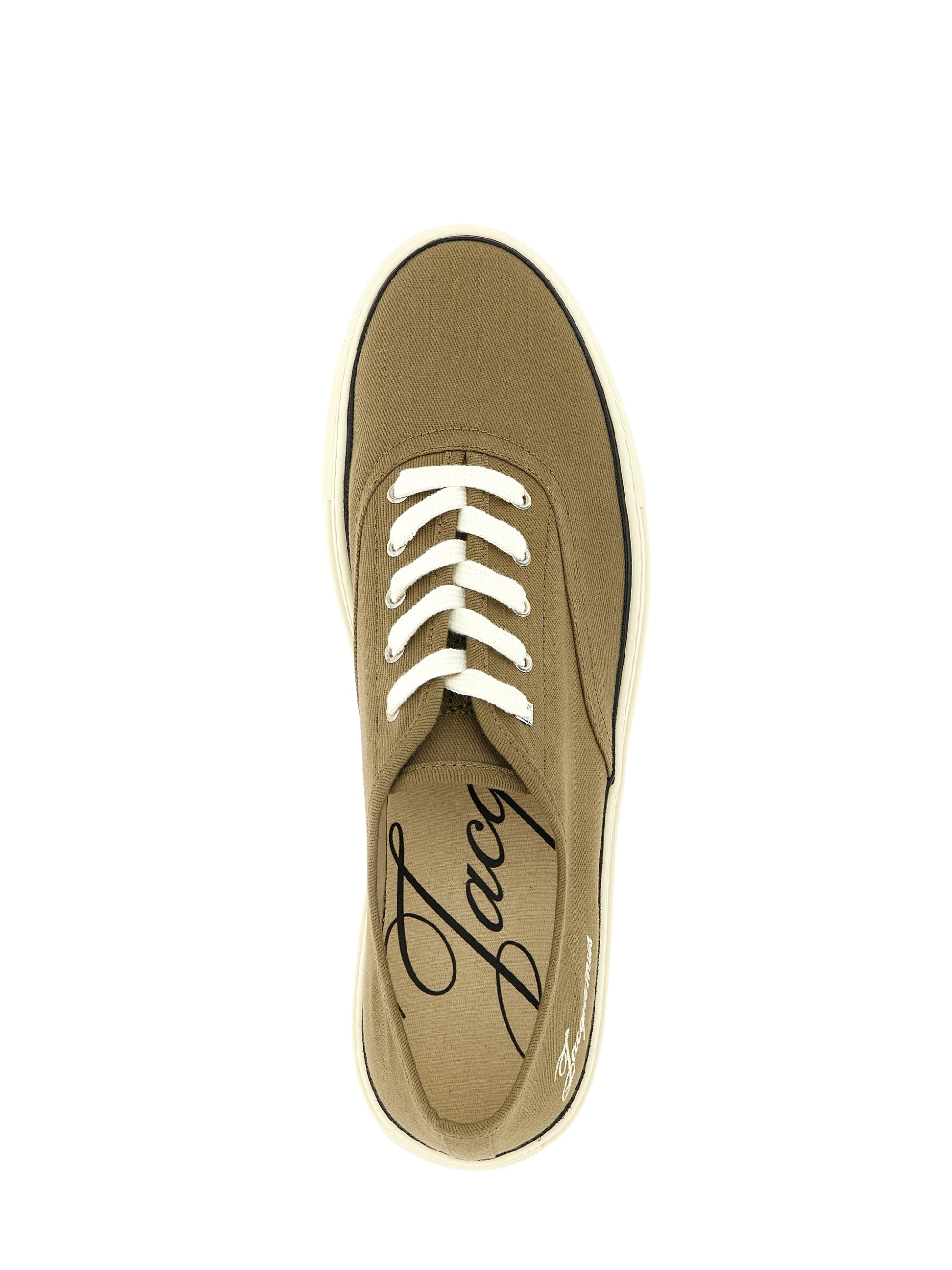 JACQUEMUS Sneakers Kaki Cotton
