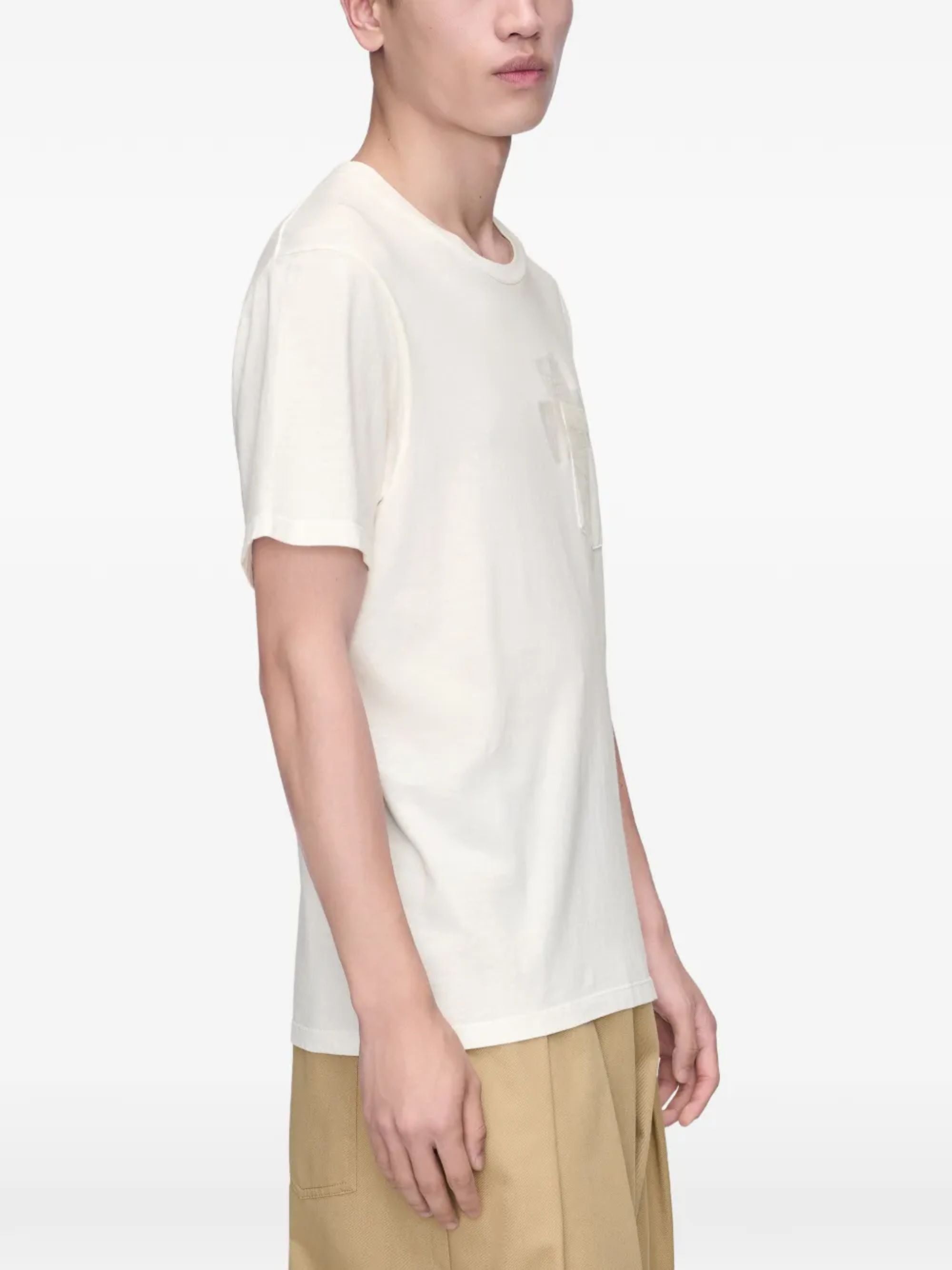 Maison Margiela T-Shirts And Polos Bianco Cotton