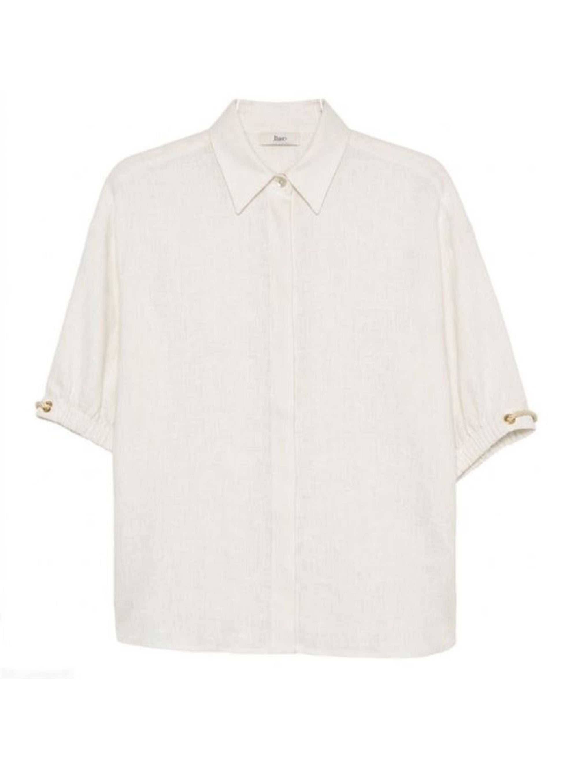 Herno Shirts White Viscose Linen
