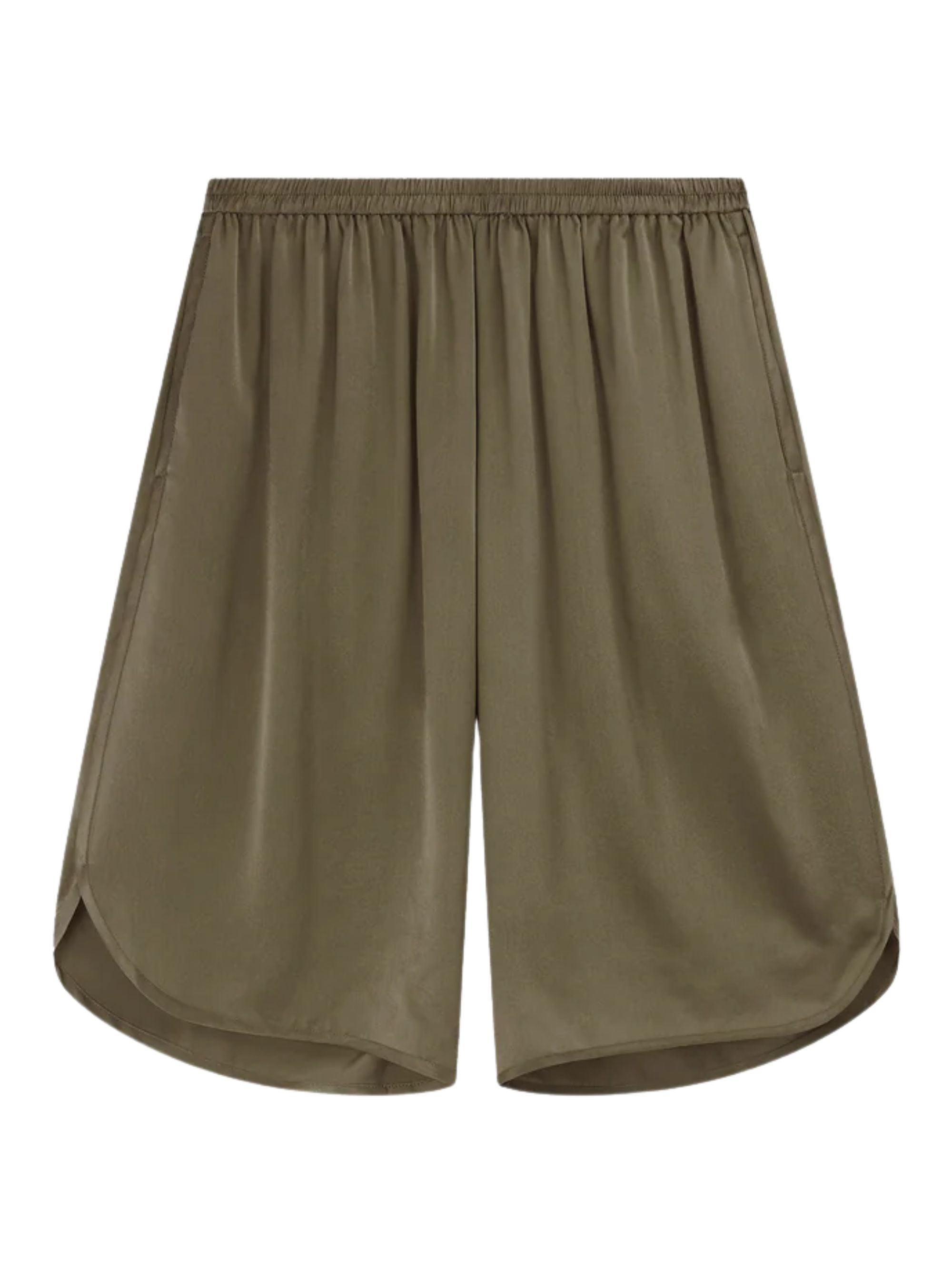 The Frankie Shop Shorts Green Viscose Eco Vero