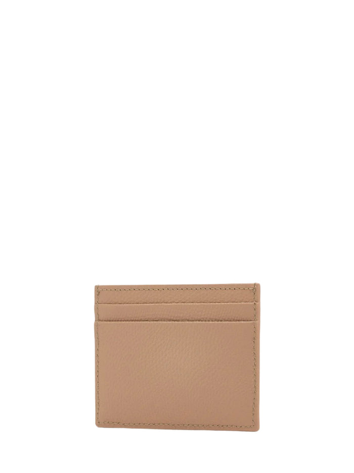 Valentino Garavani Wallets Beige Calf Leather