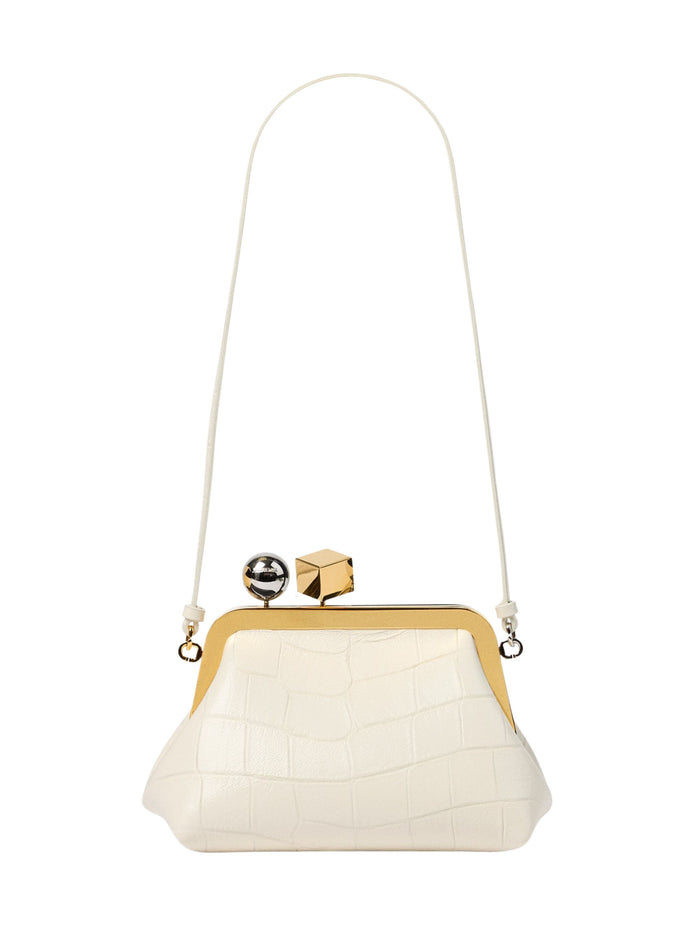 JACQUEMUS Bags Ivory Calf Leather
