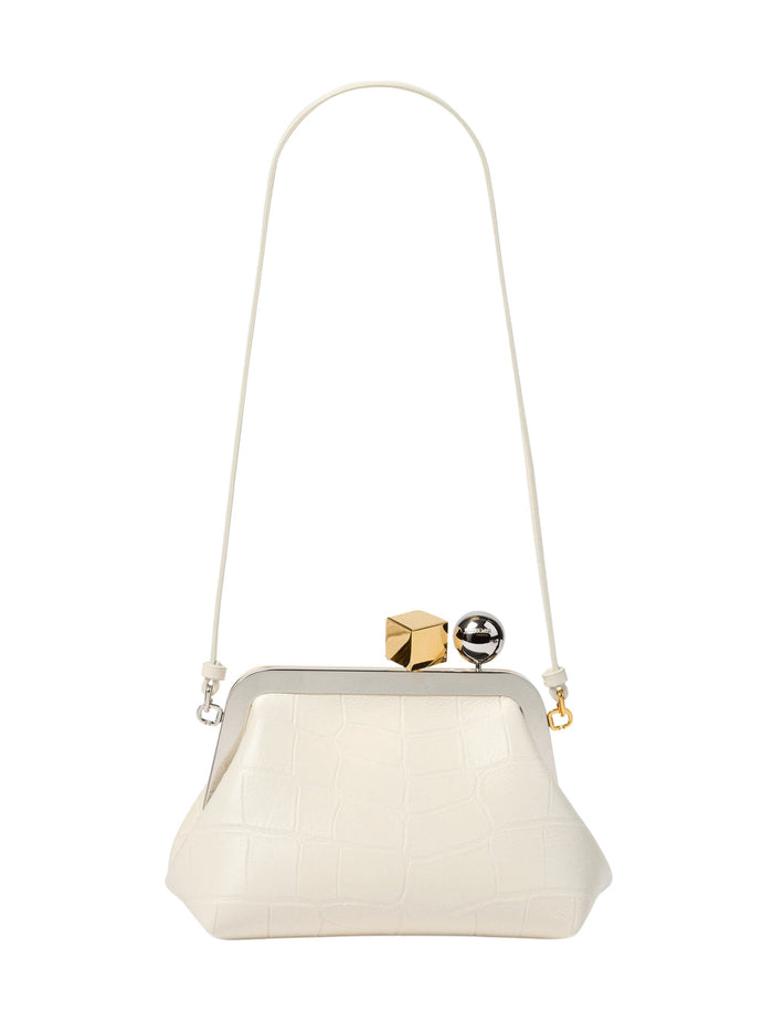 JACQUEMUS Bags Ivory Calf Leather
