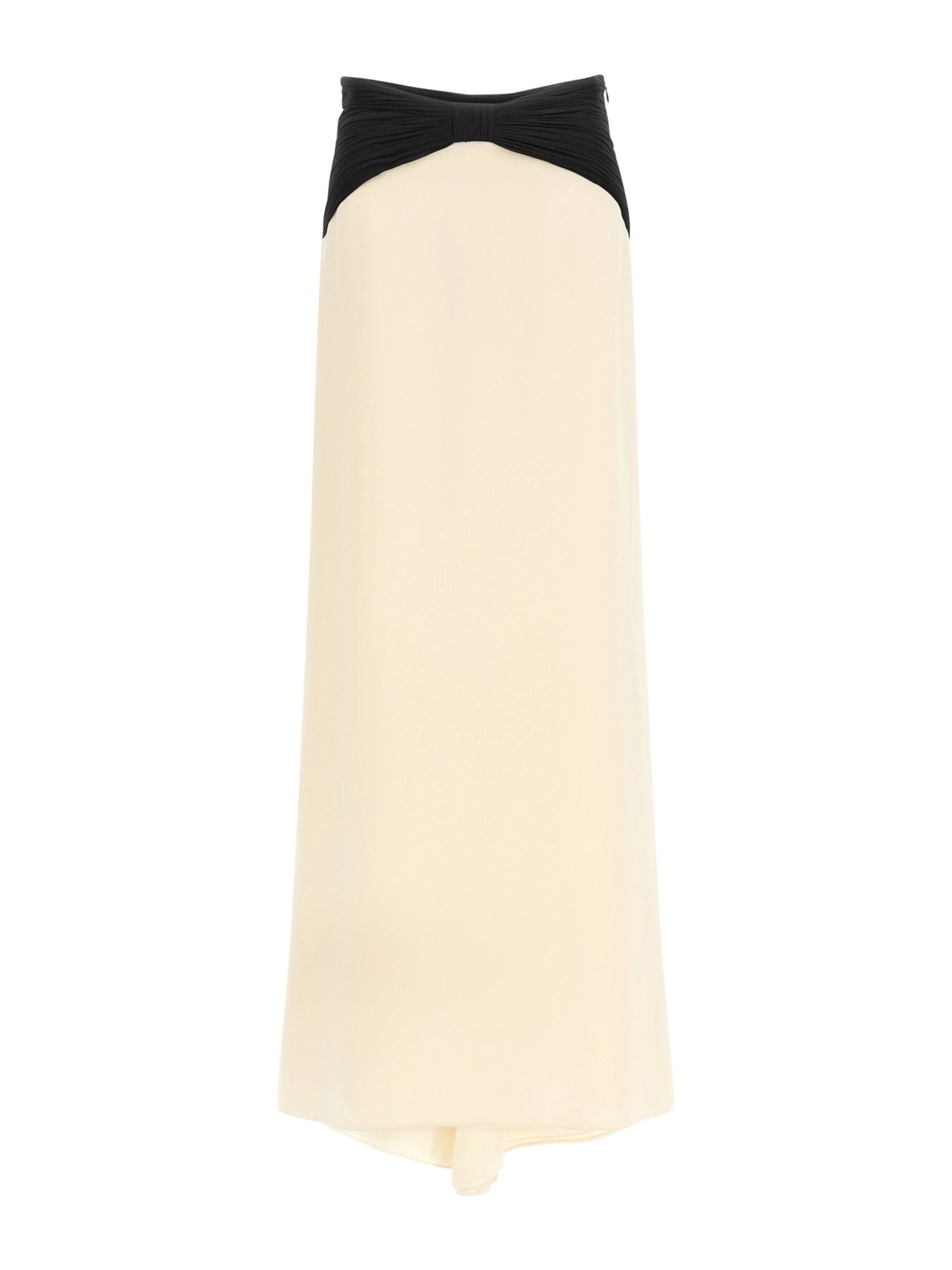 Valentino Skirts Beige Silk