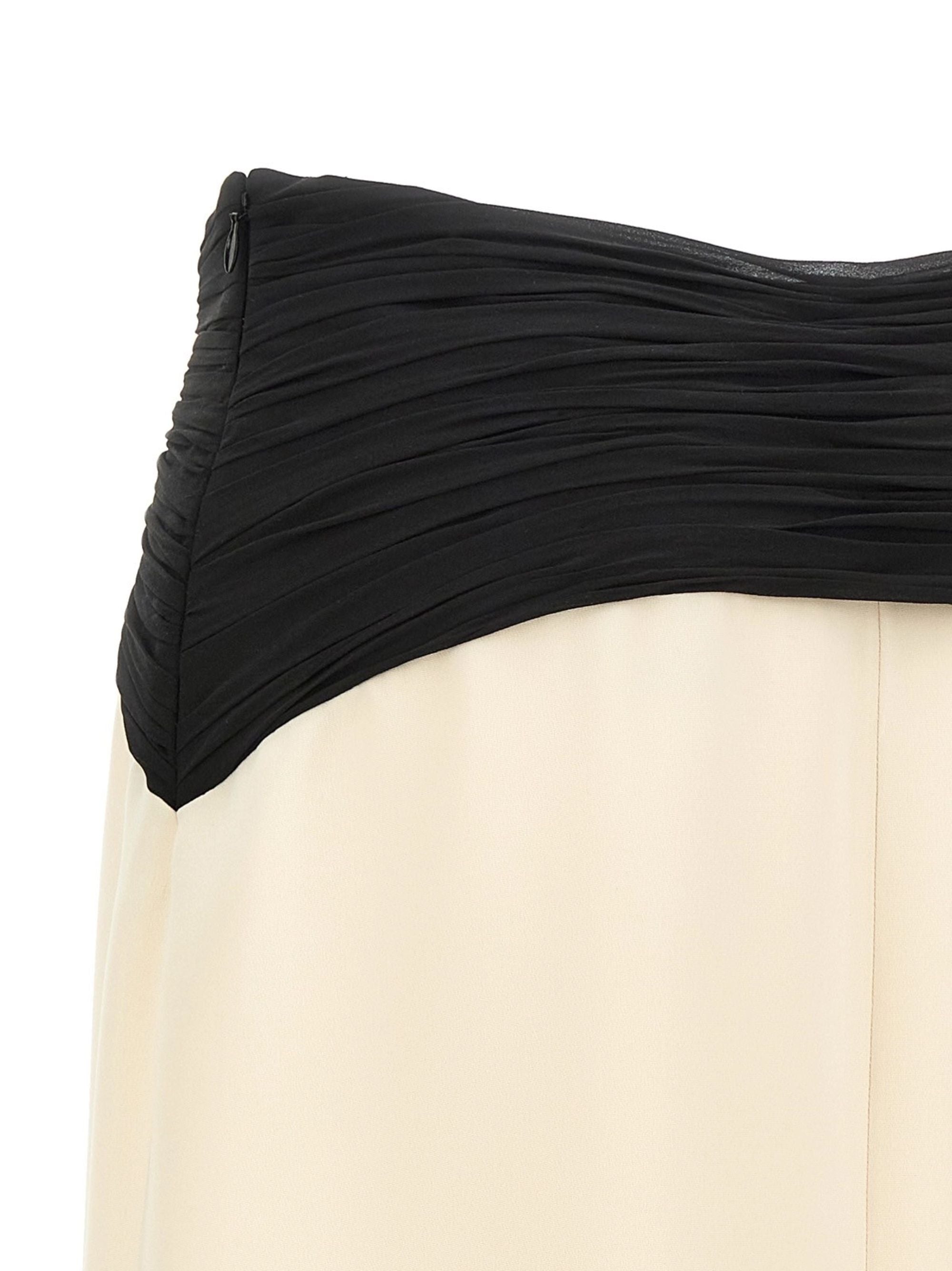 Valentino Skirts Beige Silk
