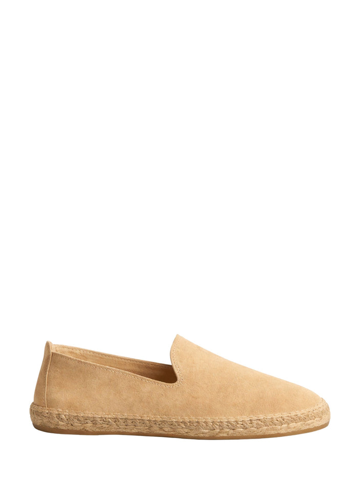 MANEBI Flat shoes Beige Calf Leather