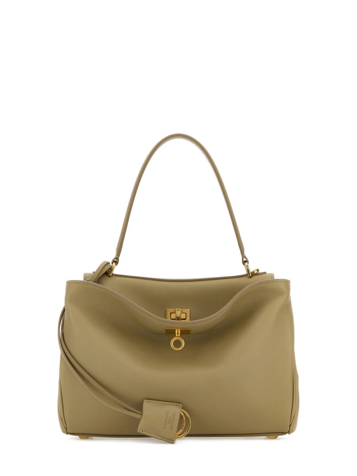 Balenciaga Bags Green Calf Leather