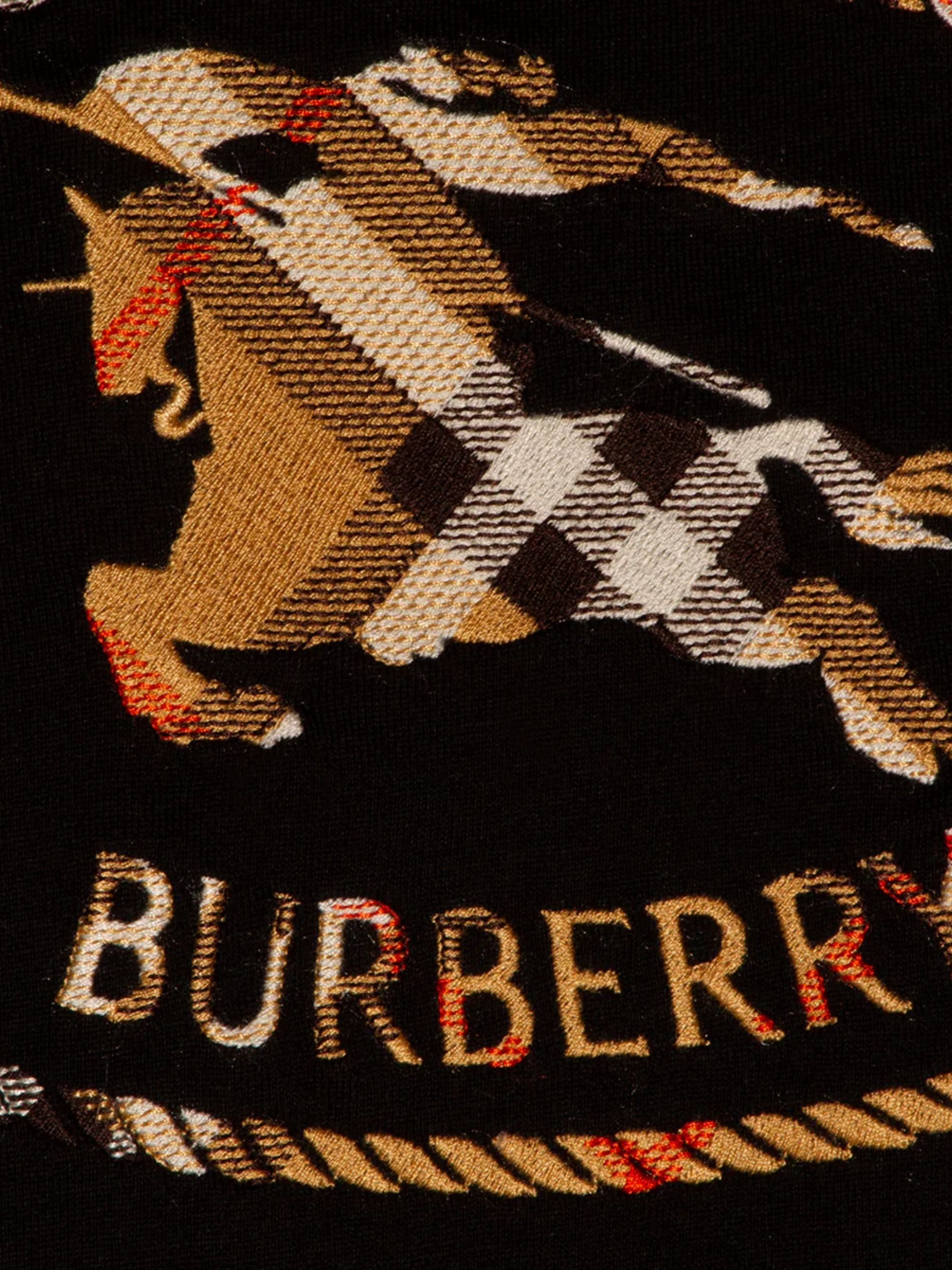 Burberry T-shirts and Polos Black Cotton