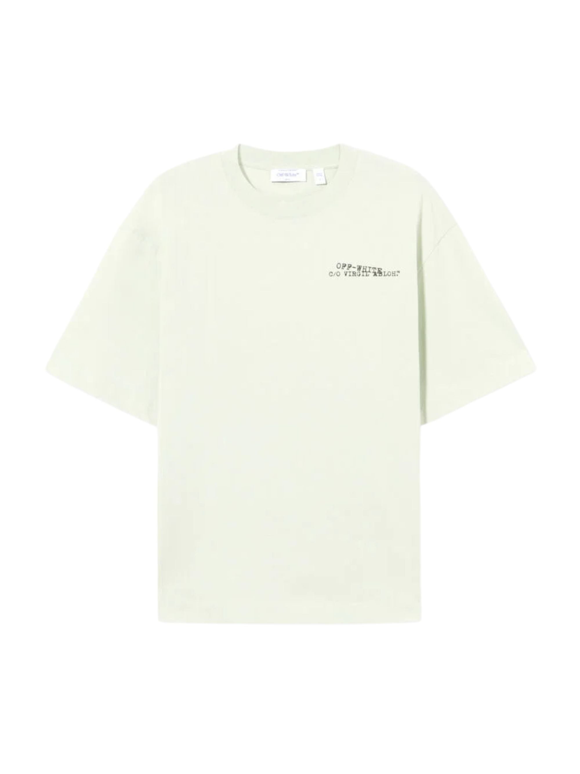 Off White T-shirts and Polos Green Cotton