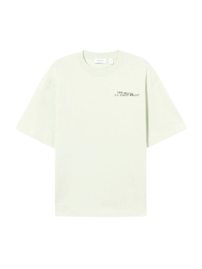 Off White T-shirts and Polos Green Cotton