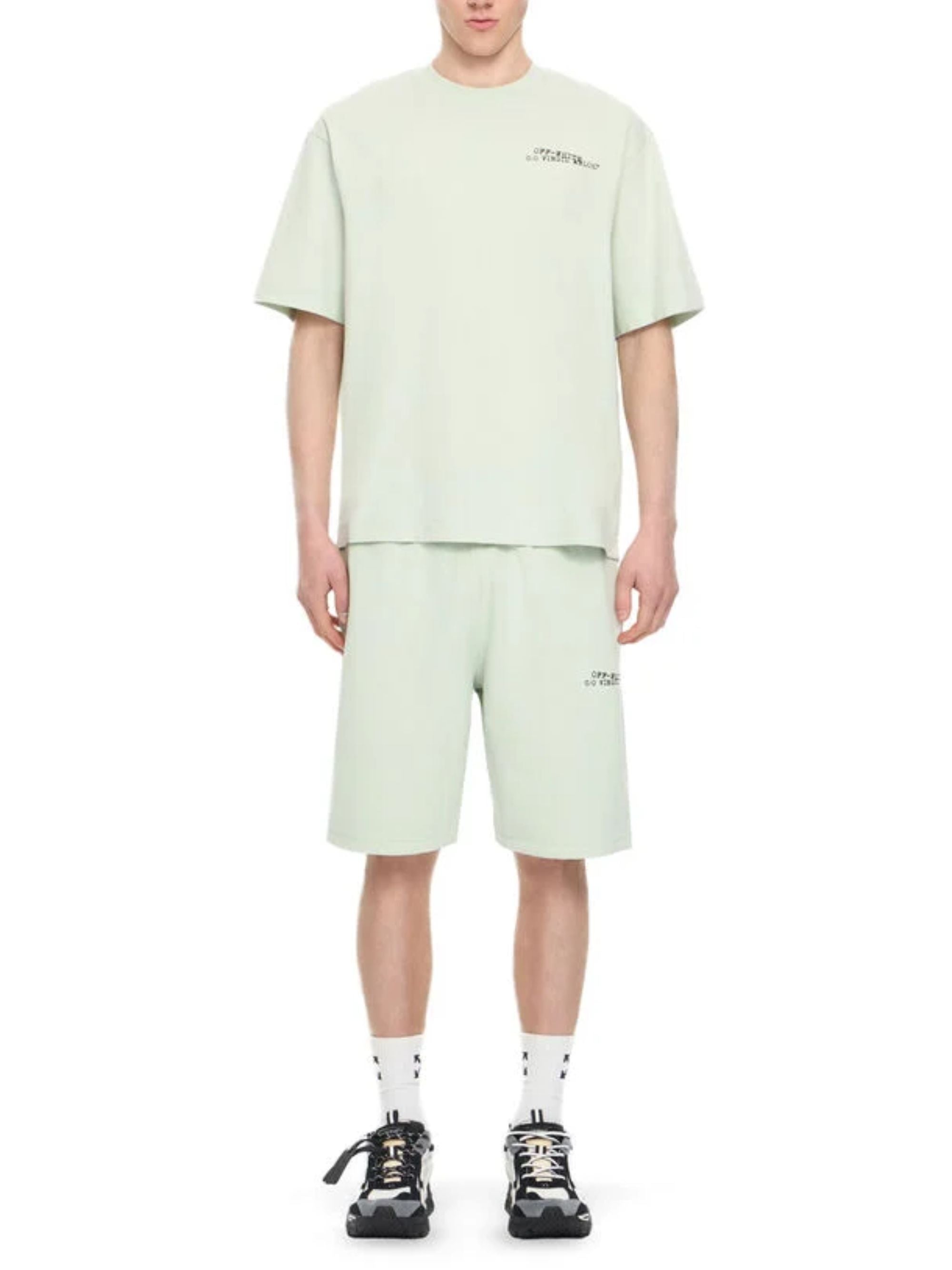 Off White T-shirts and Polos Green Cotton
