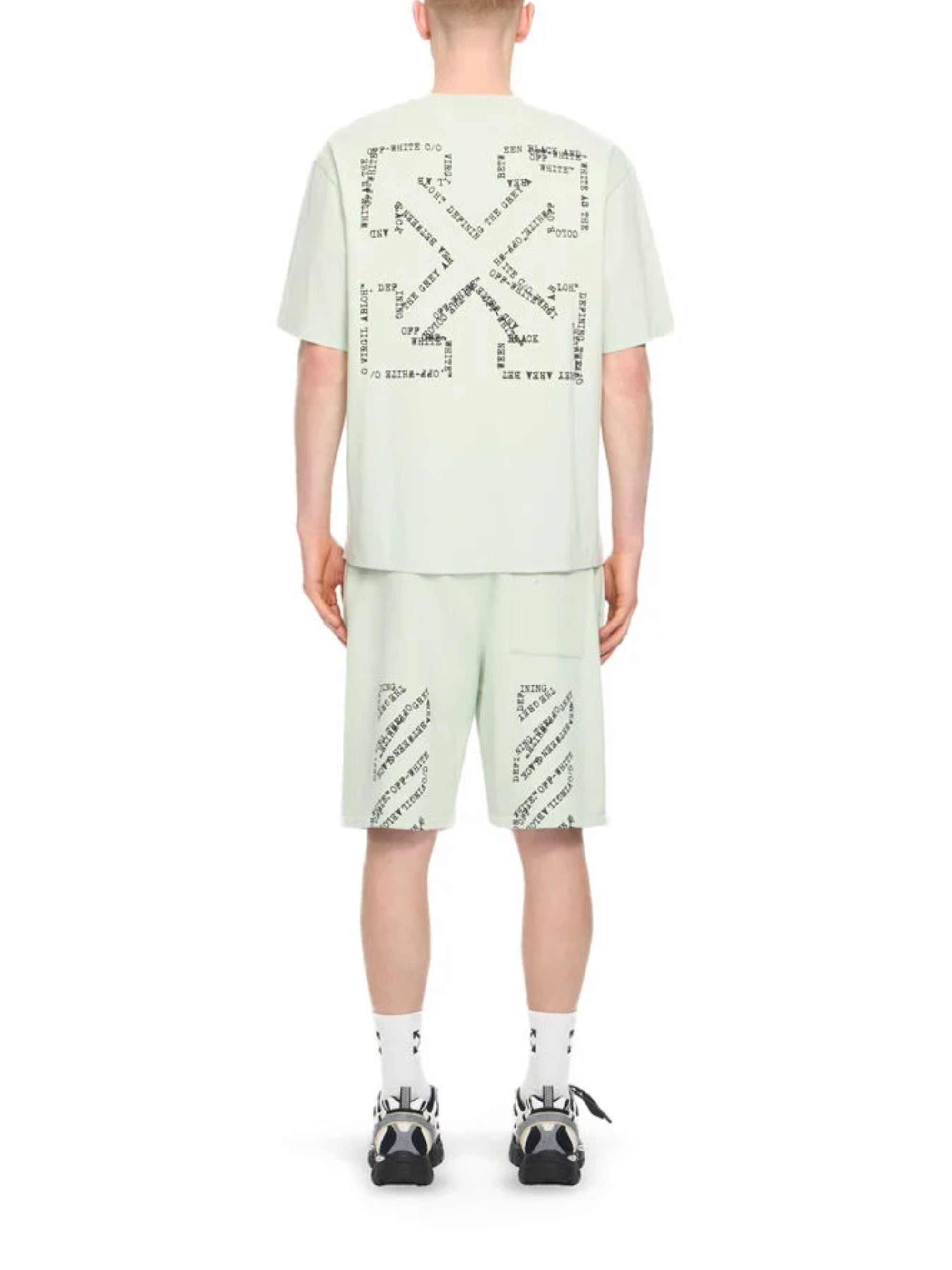 Off White T-shirts and Polos Green Cotton