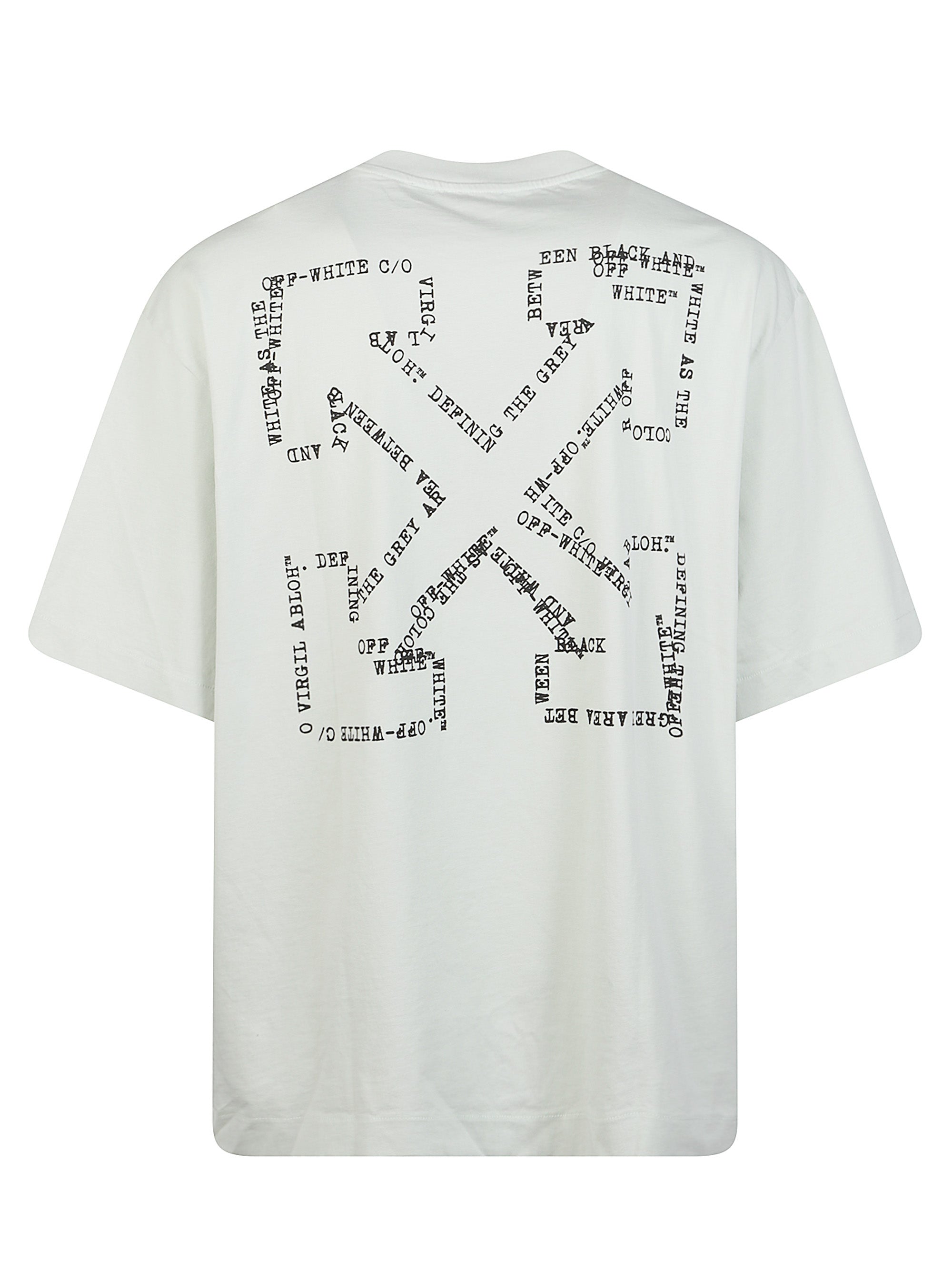 Off White T-Shirts And Polos Green Cotton