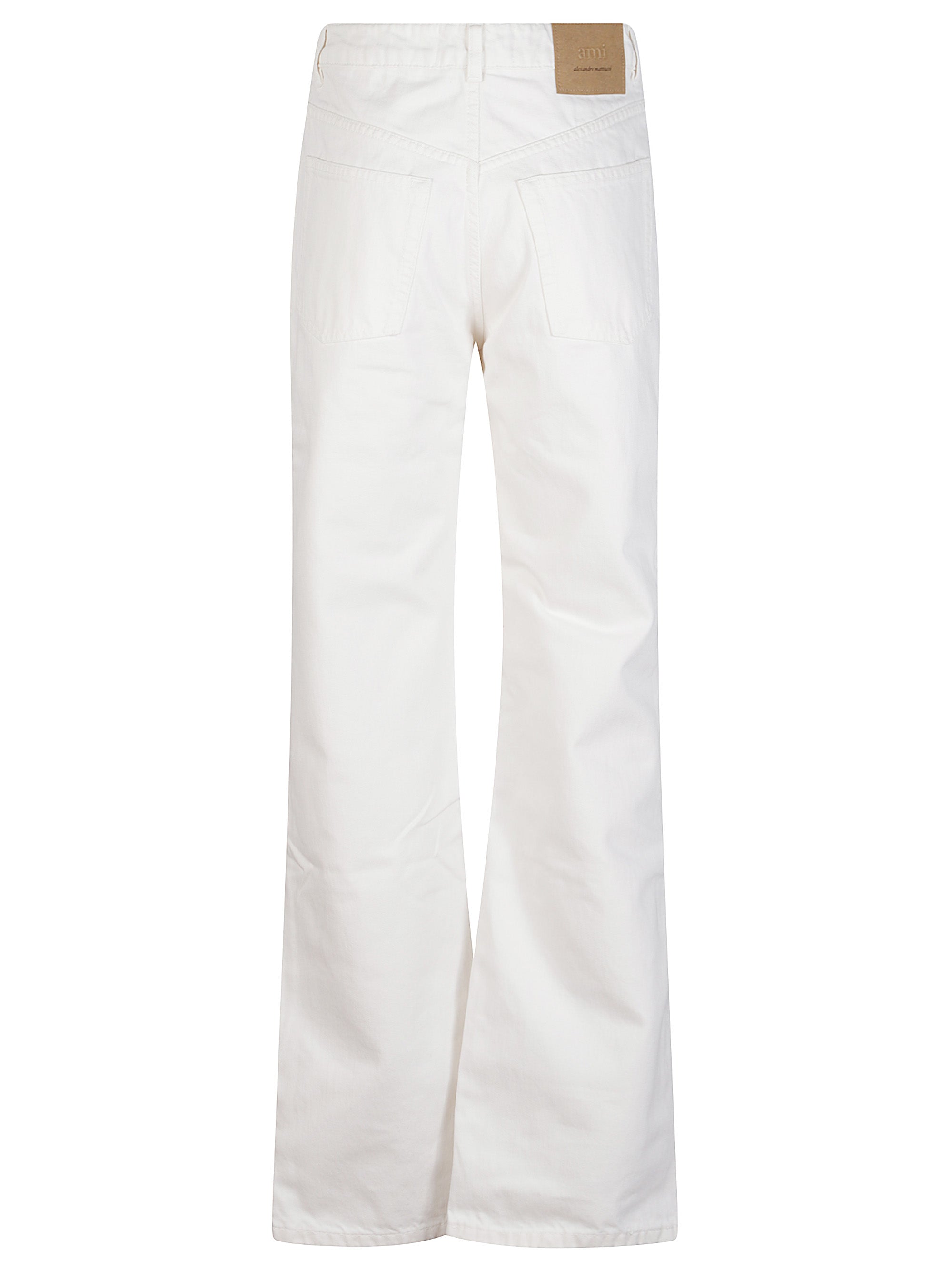 Ami Paris Jeans Beige Cotton